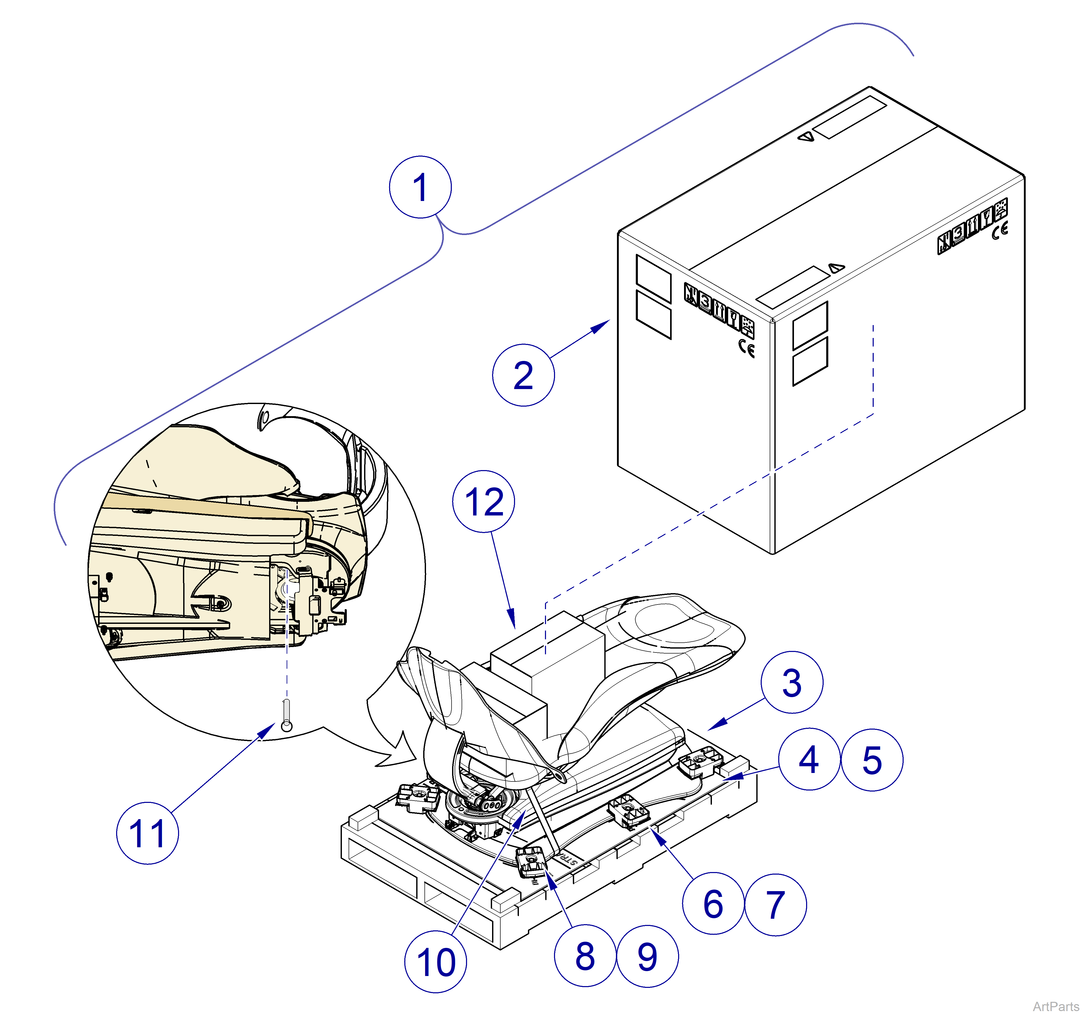 Elevance® Dental Chair Packaging