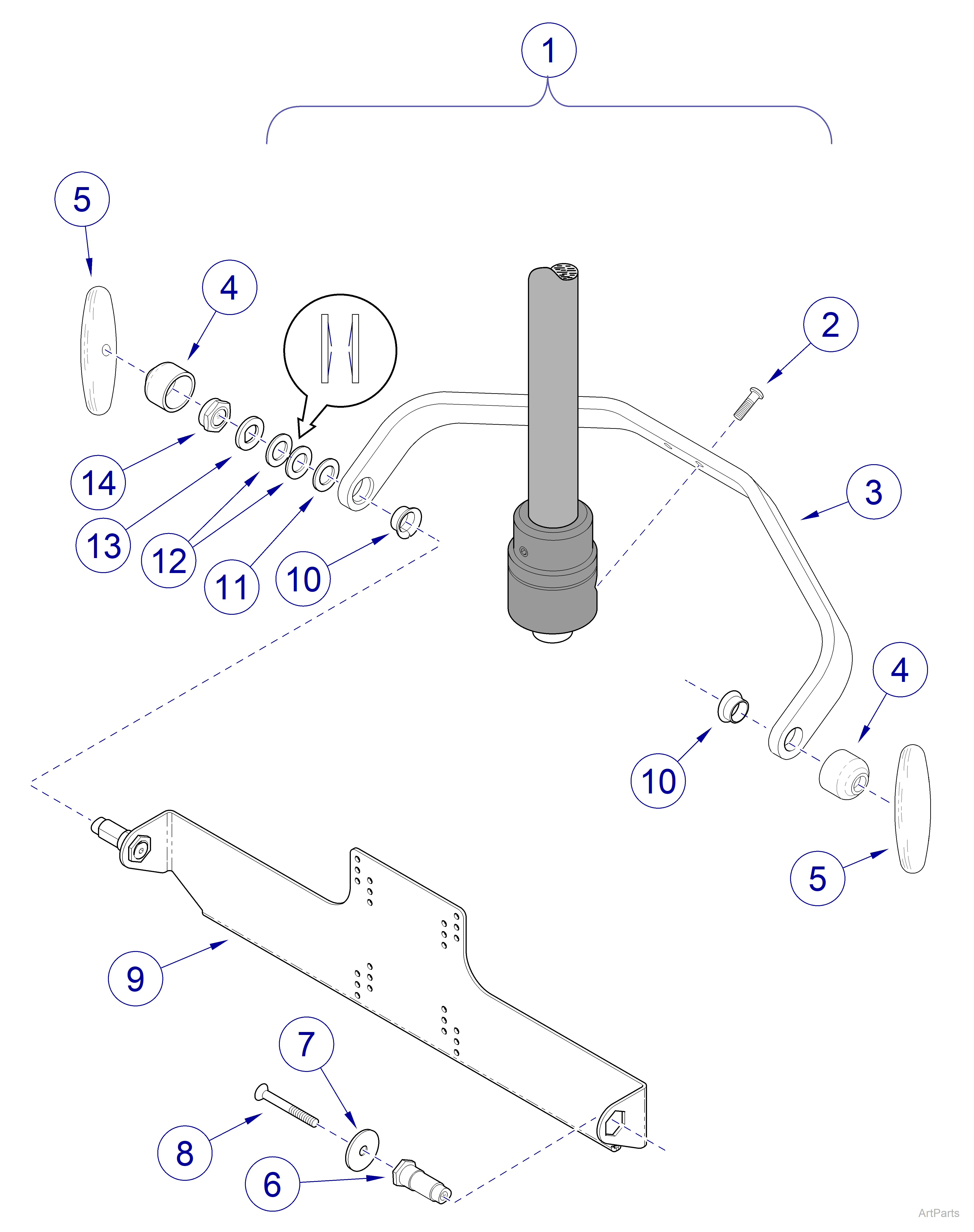  Flex Arm / Monitor Mount (029-4133-0x) Monitor Mounts