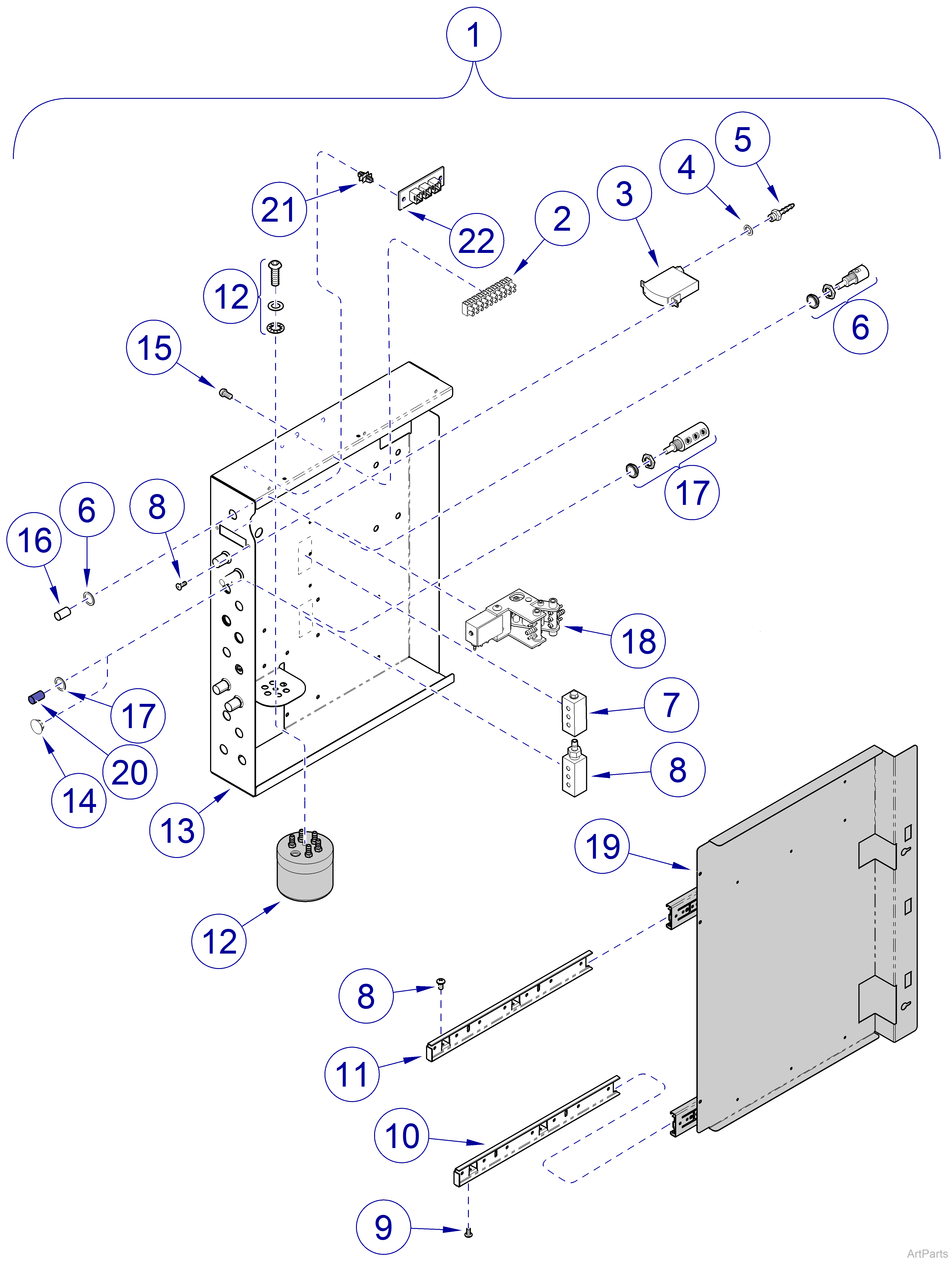 Procenter Control Panel for 12:00 and FTC