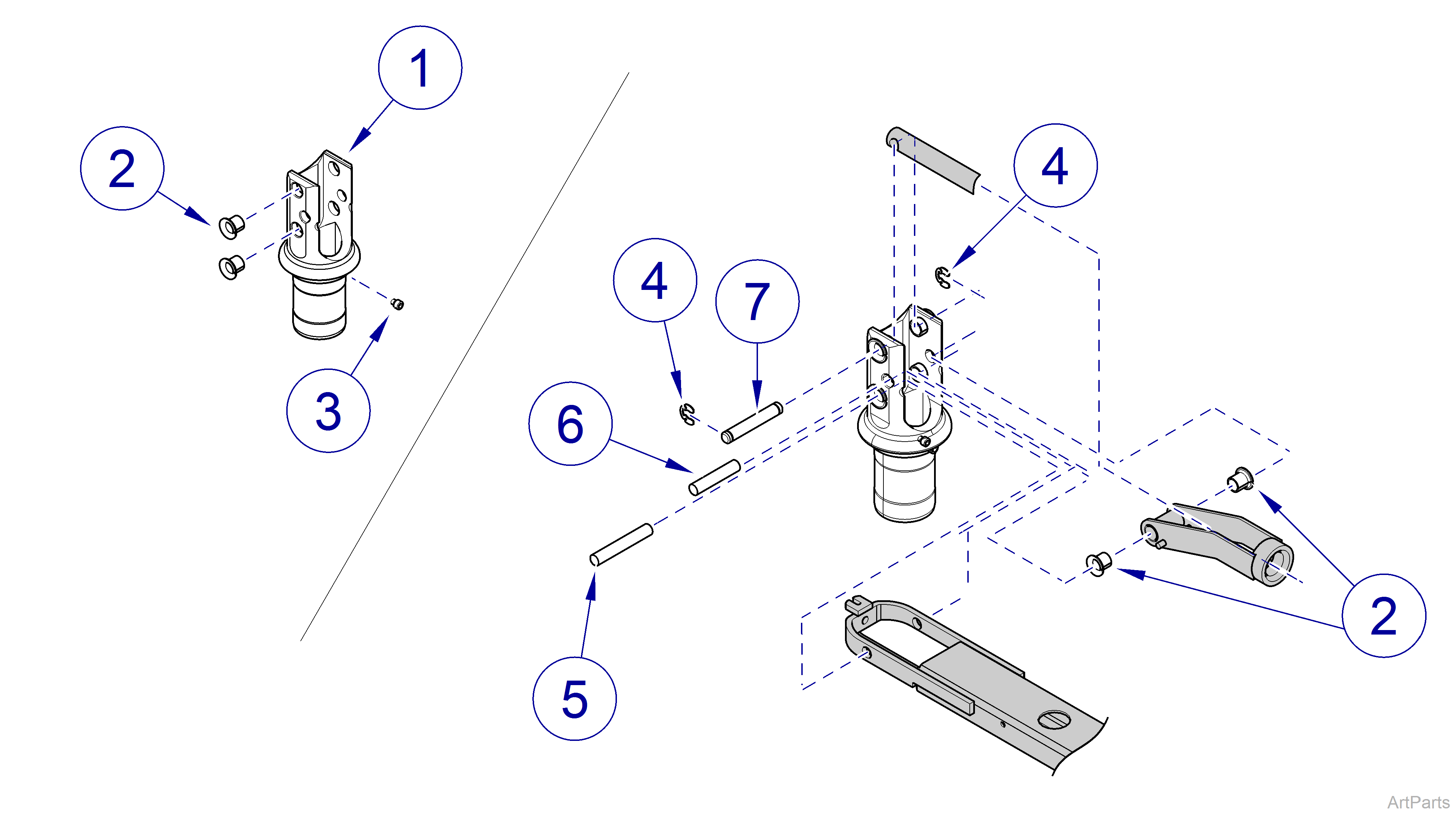 Elevance Delivery Flex Arm, Fixed Arm Post