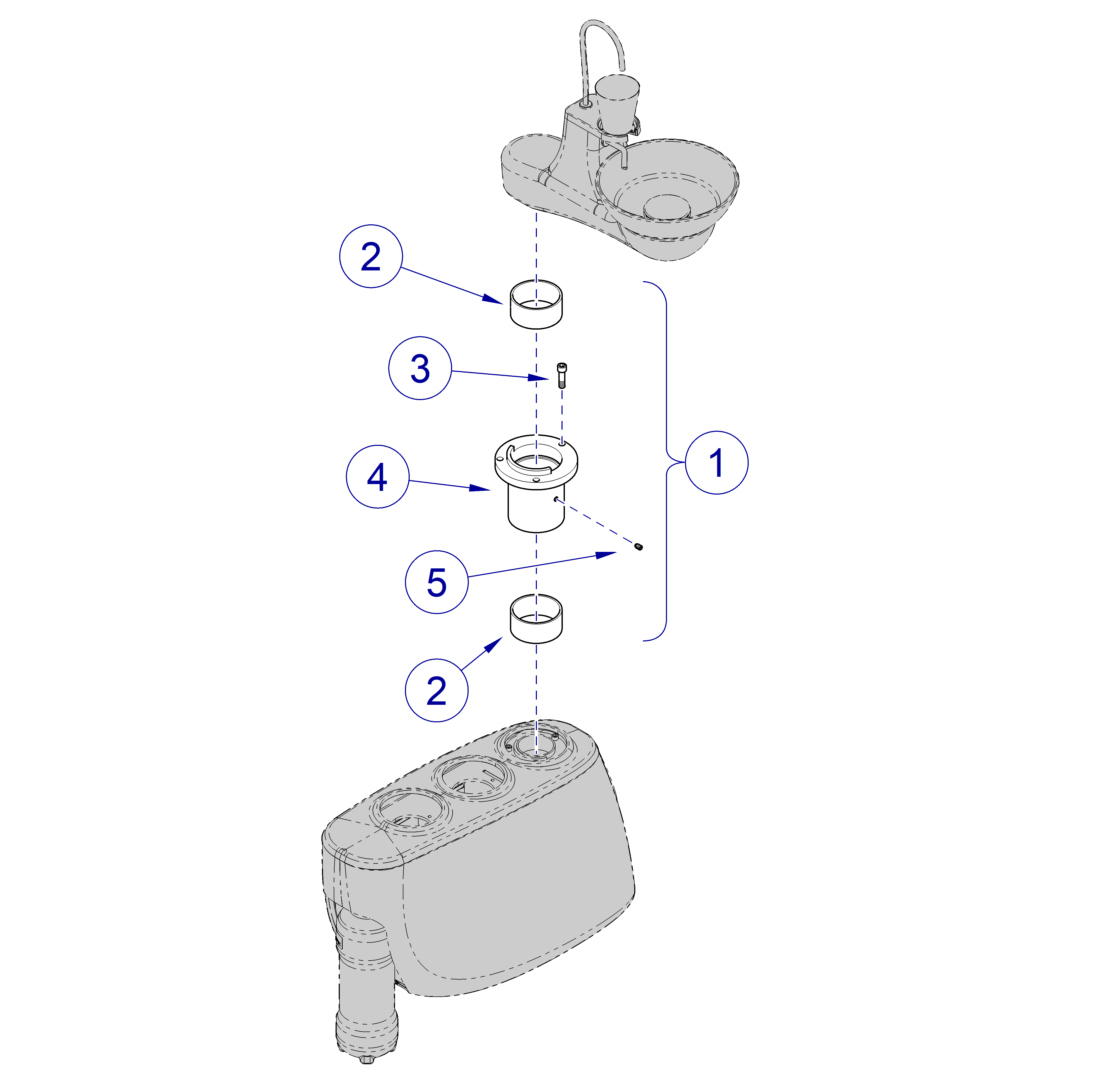 Elevance® CuspidorConsole Bearings