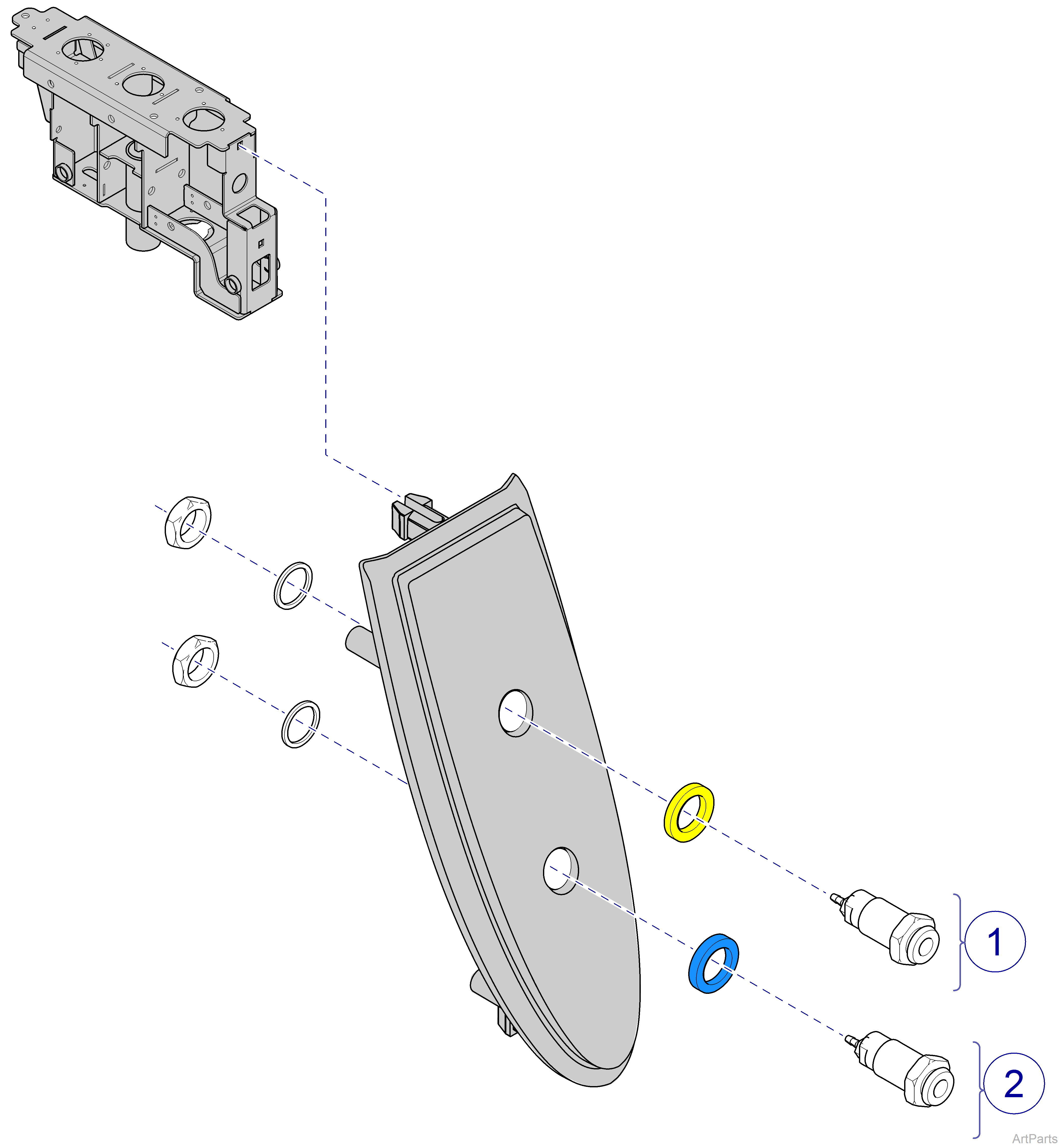Elevance® Console Air / Water Quick Connect Couplers