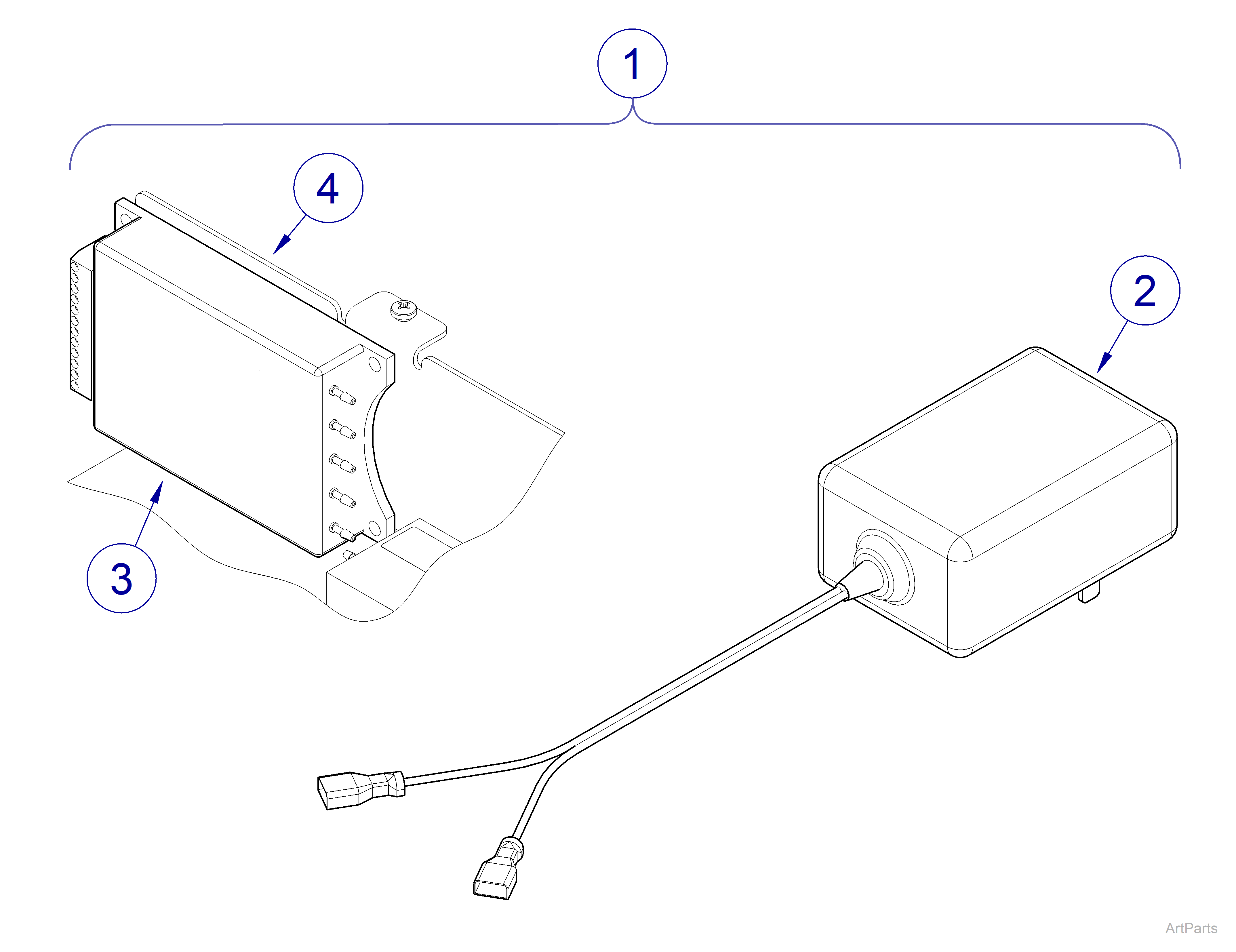 Junction Boxes- Illuminated Handpiece Power Supply