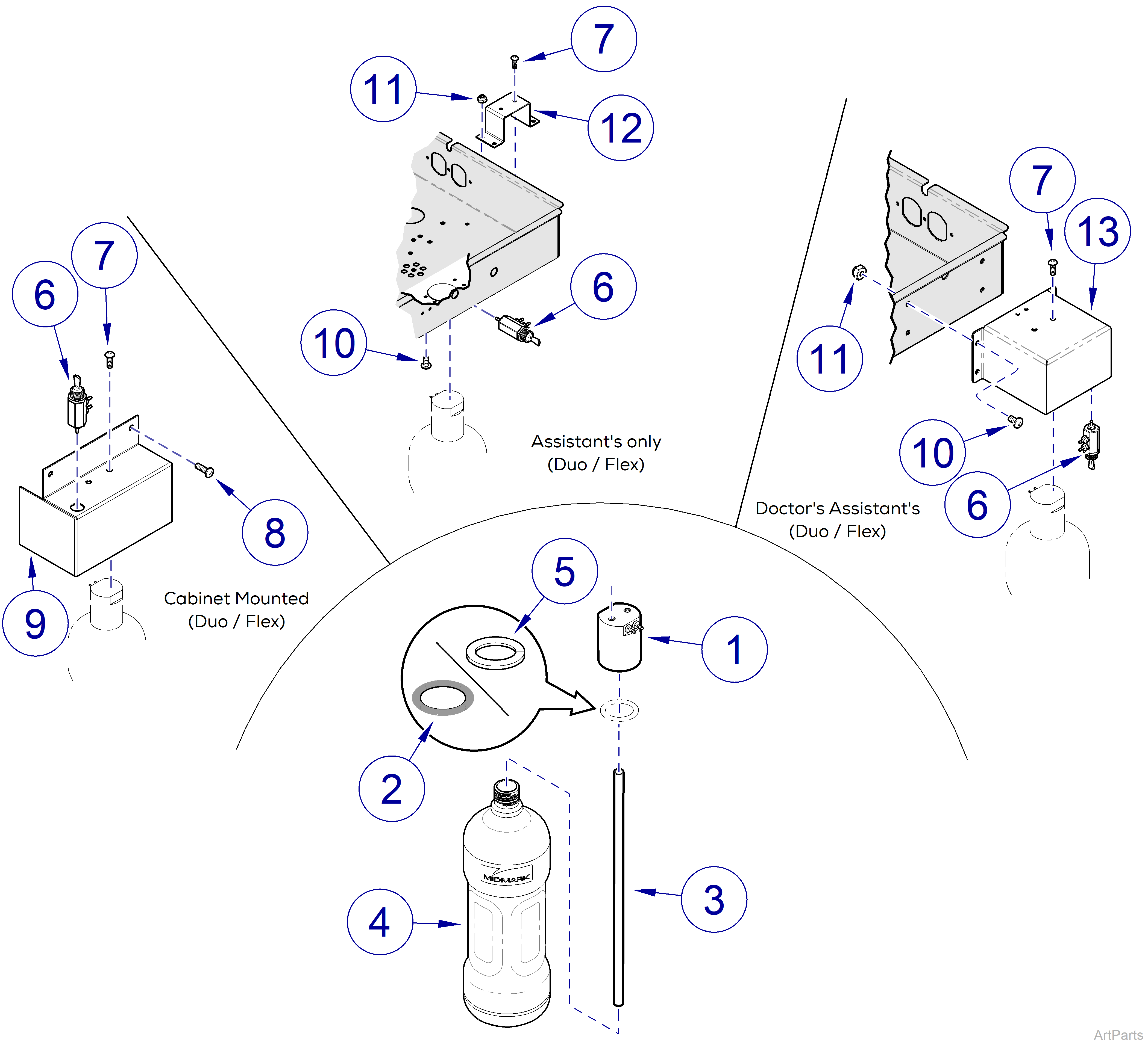 Procenter Water Bottle Components