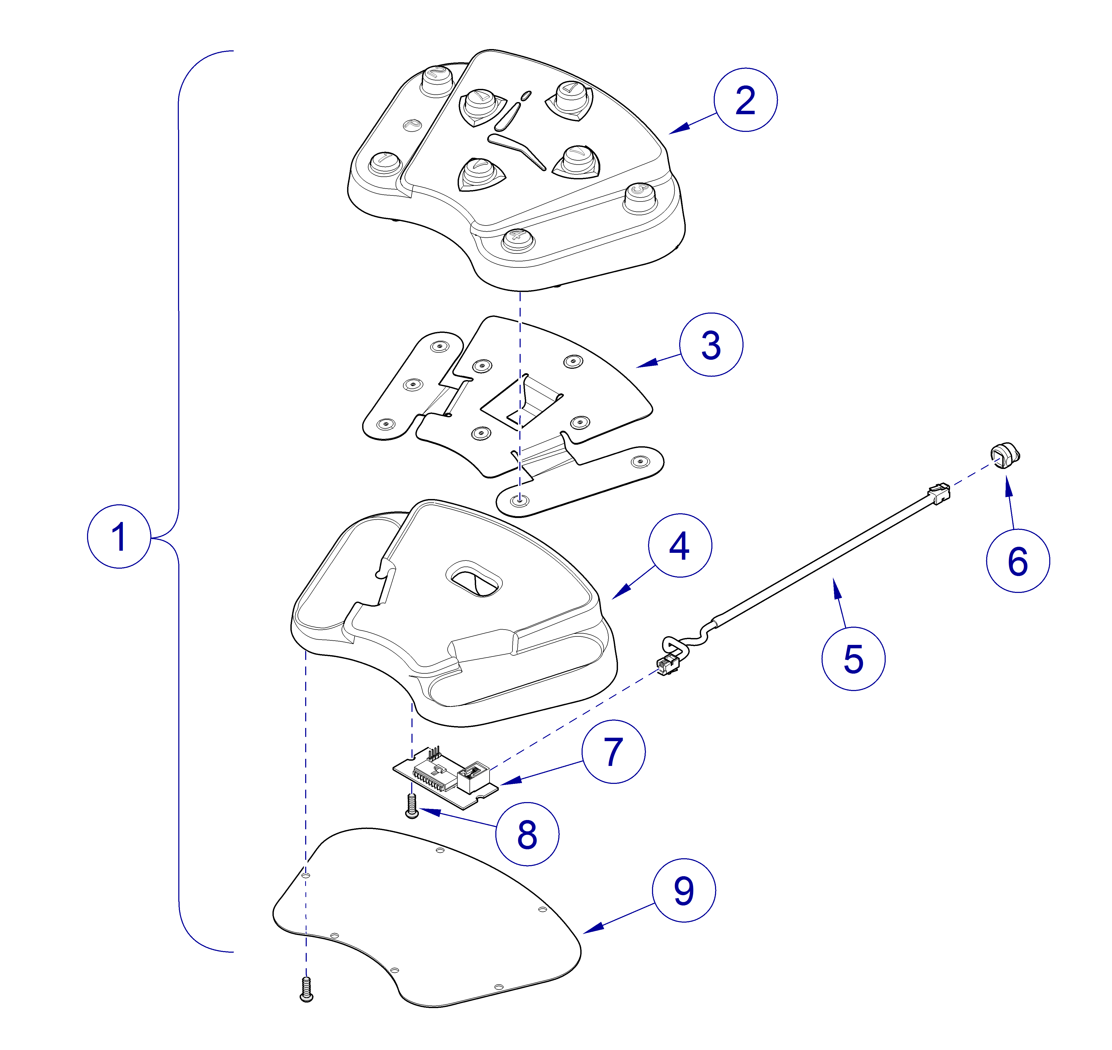 Elevance® Dental Chair 4-Position Foot Control - Optional