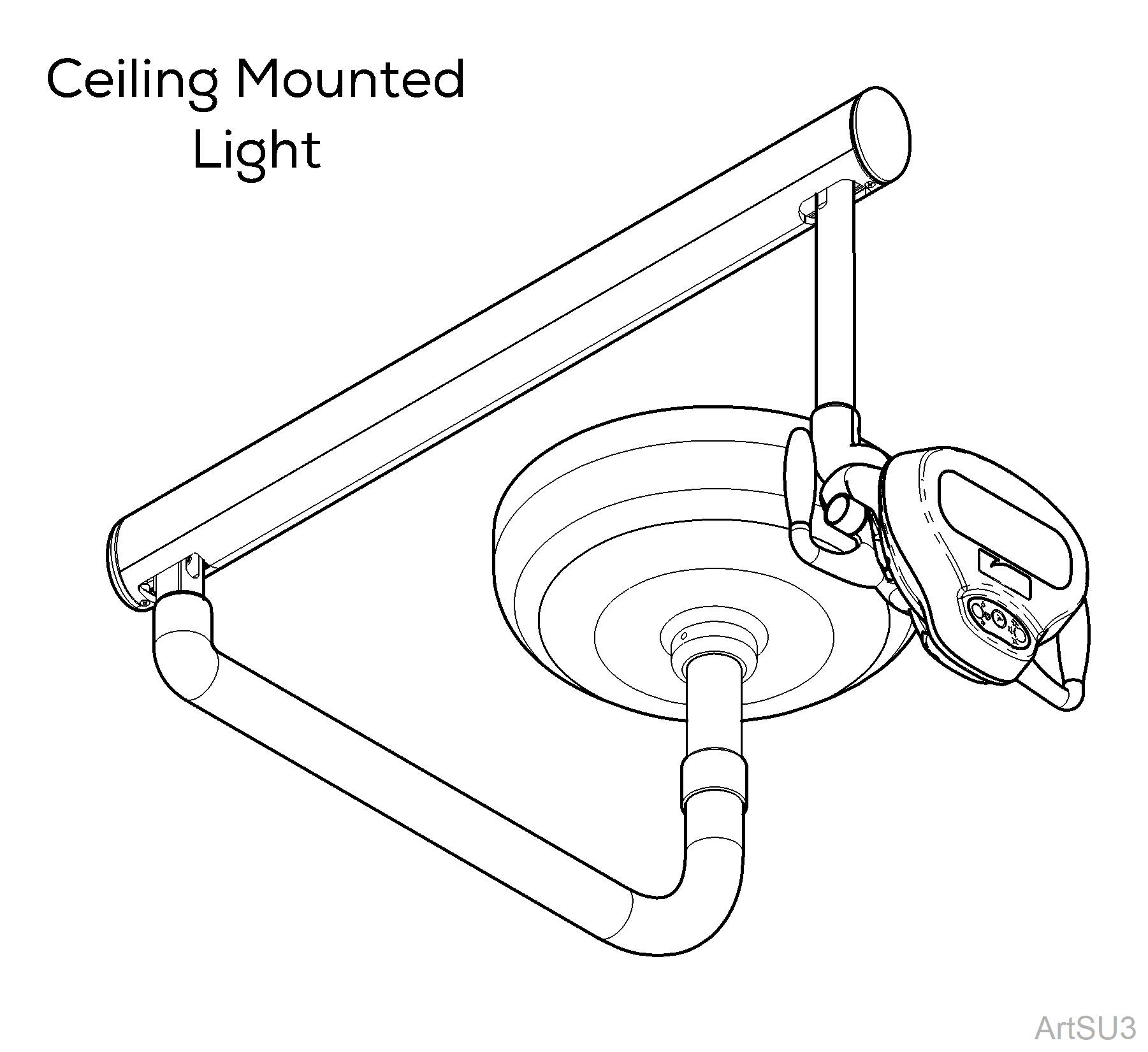Ceiling Mounted LED Light