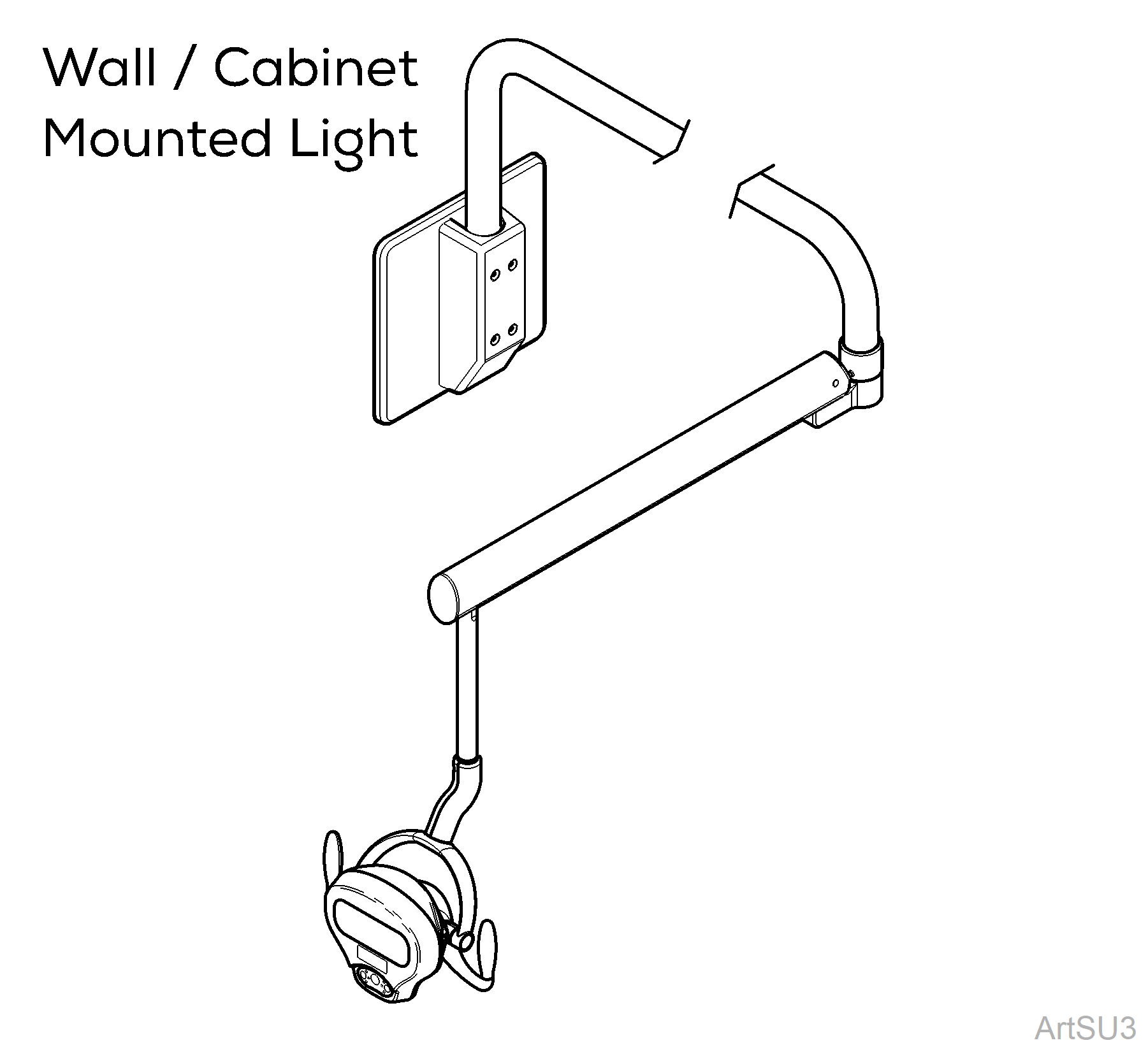 Wall / Cabinet Mounted LED Light