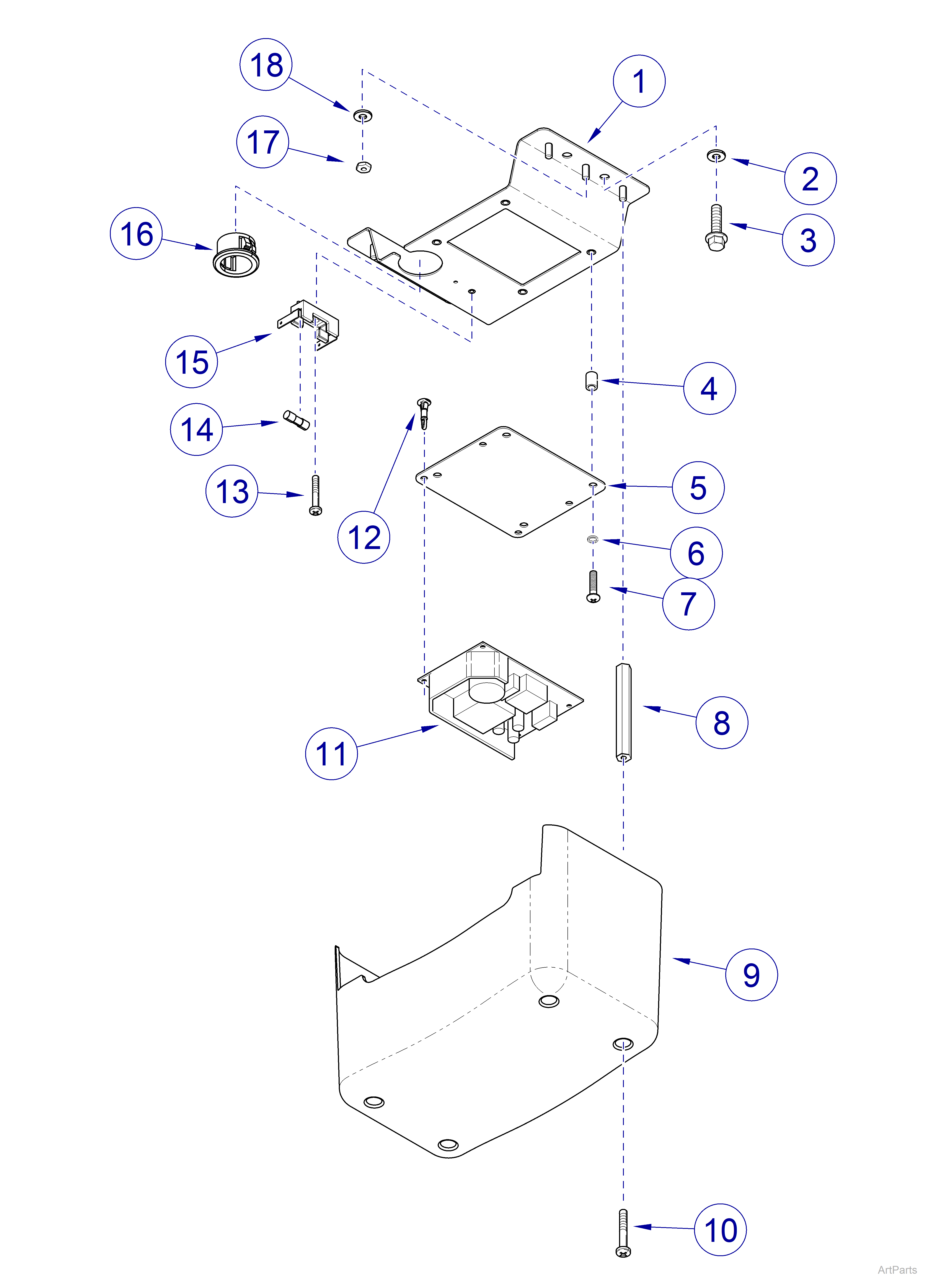 Track Mounted Lights w/ Monitor, Light Power Box