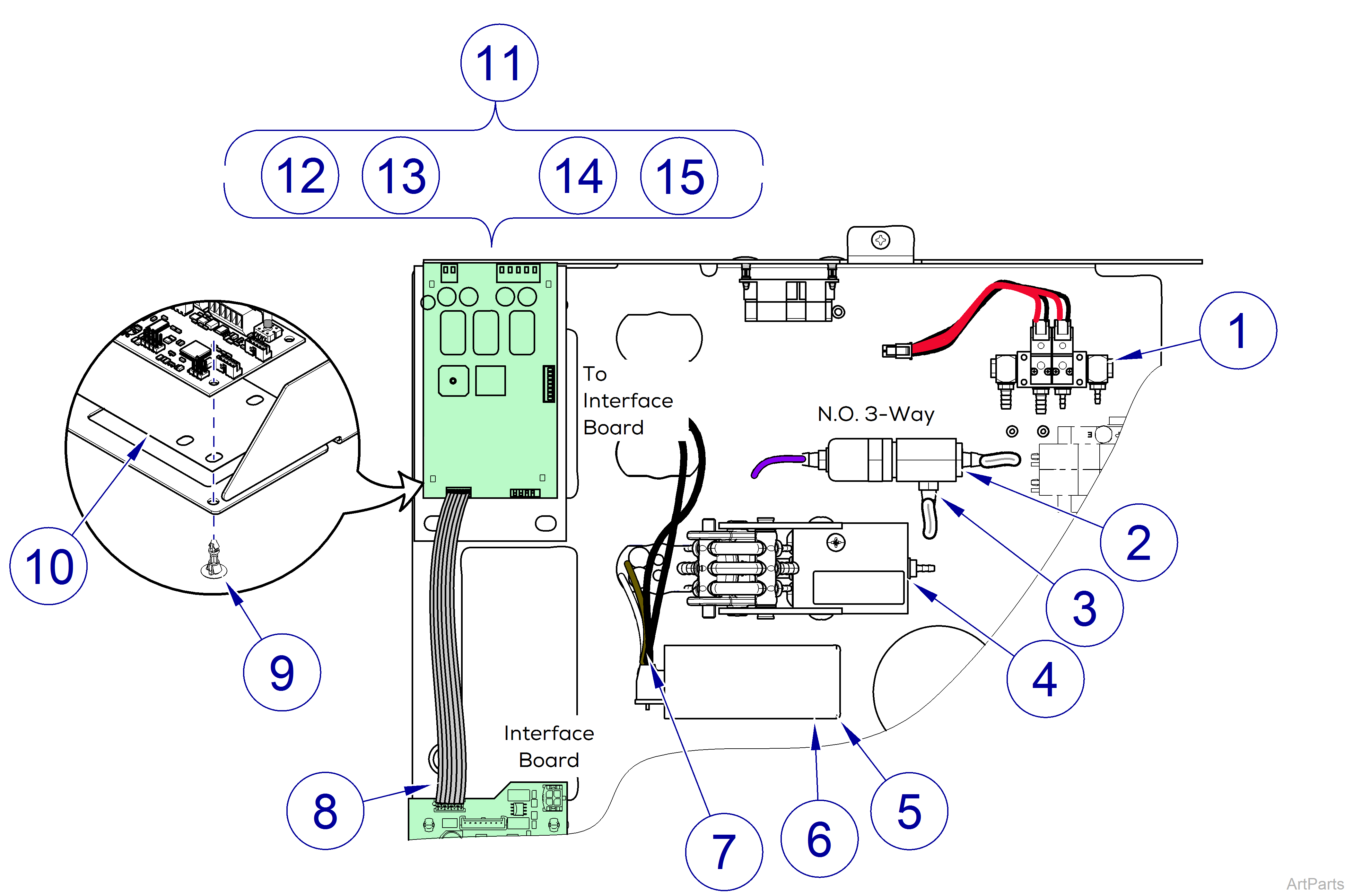 Elevance Bien Air Dual Electric Handpiece Assembly