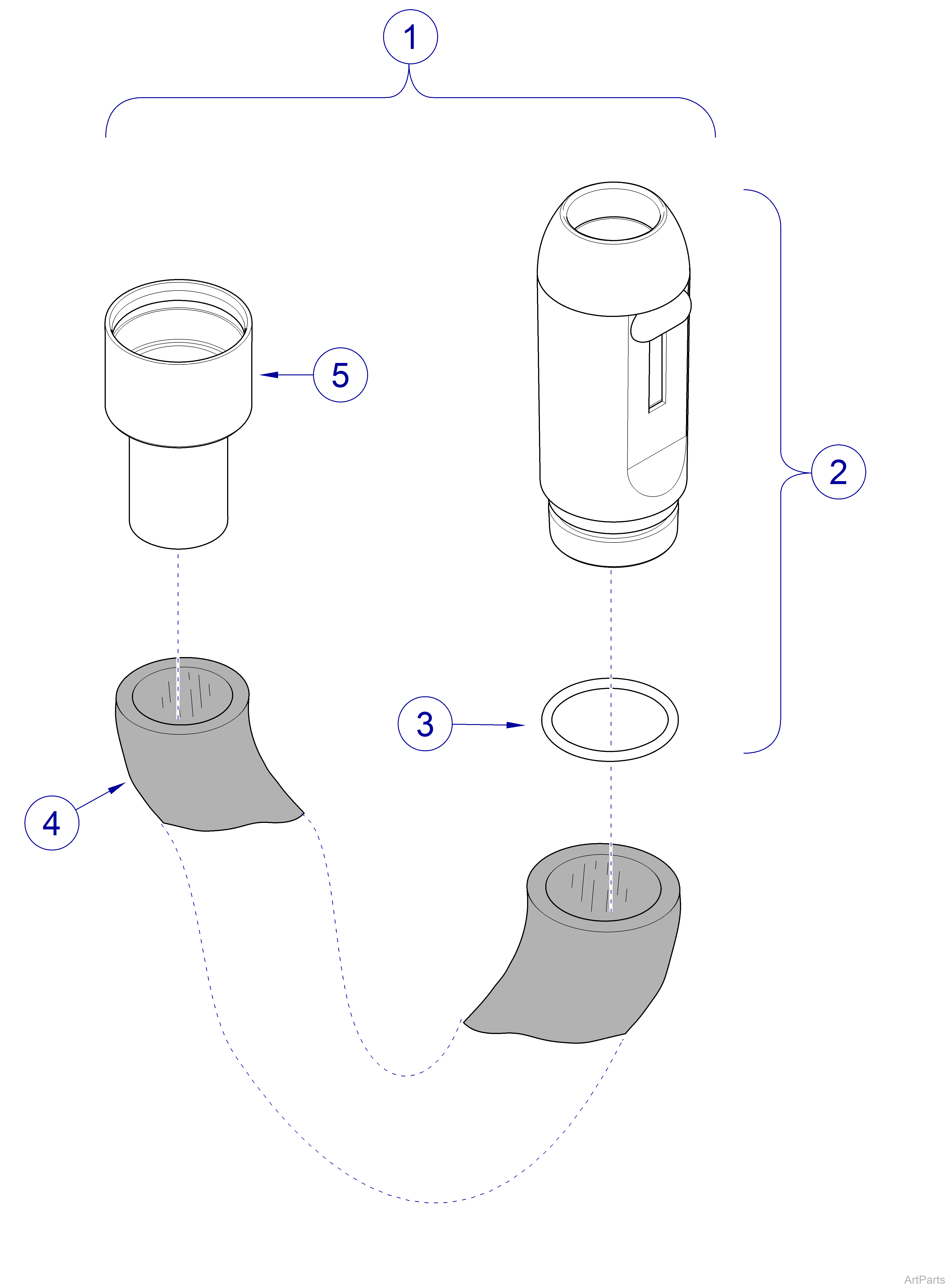 European Assistant's Unit High Volume Ejector (HVE)
