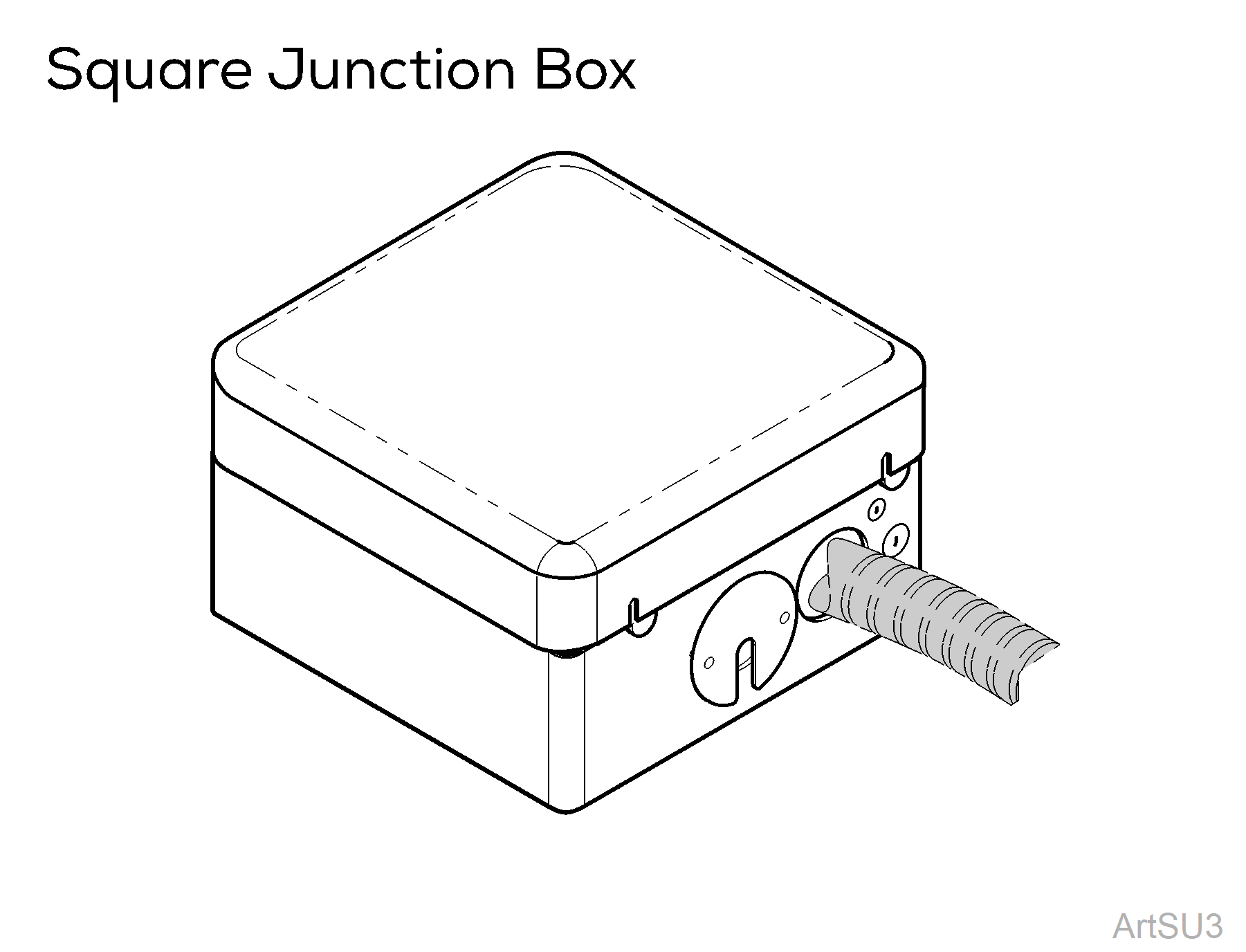 Square Junction Box