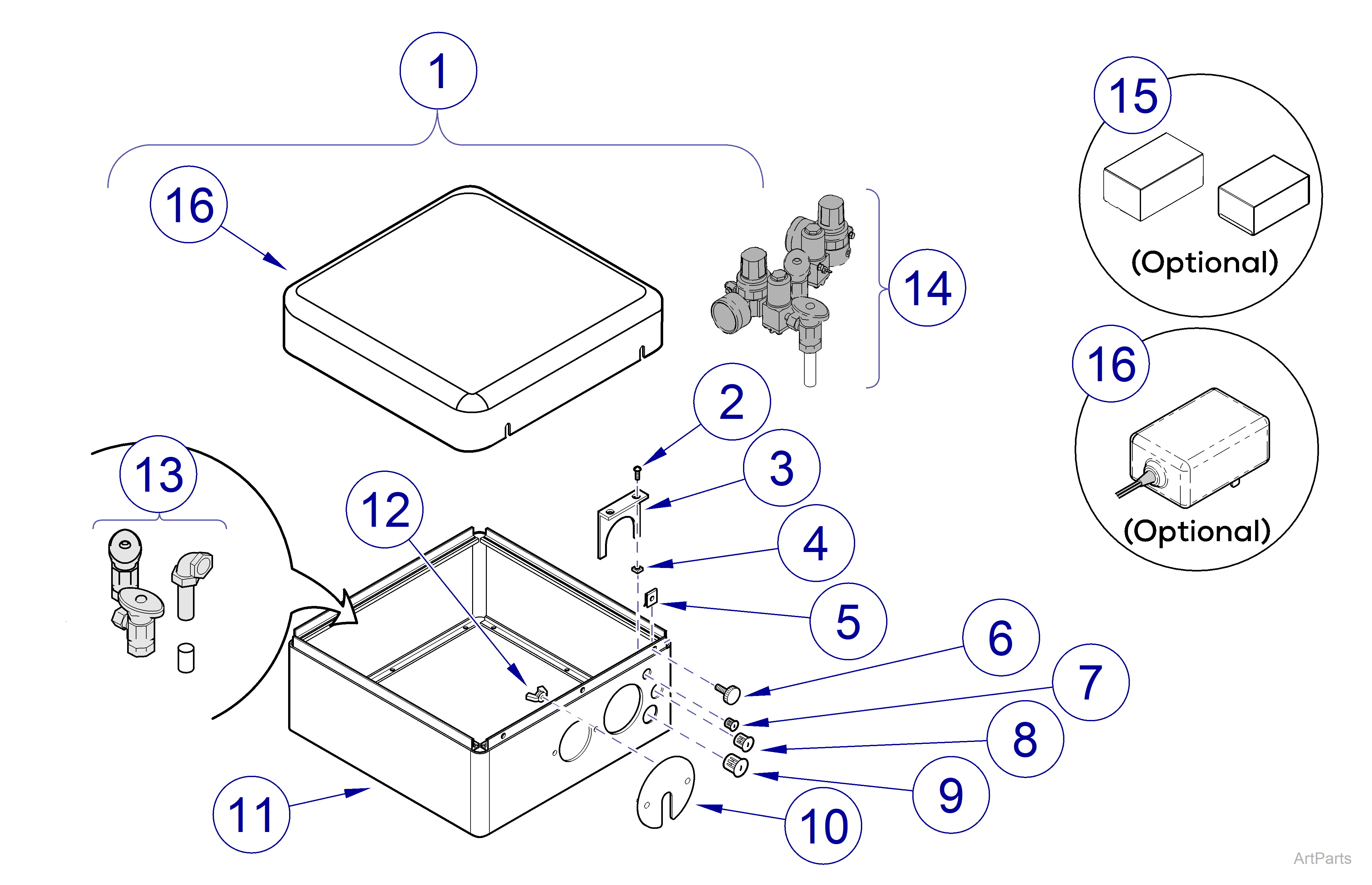 Junction Boxes- Square Junction Box