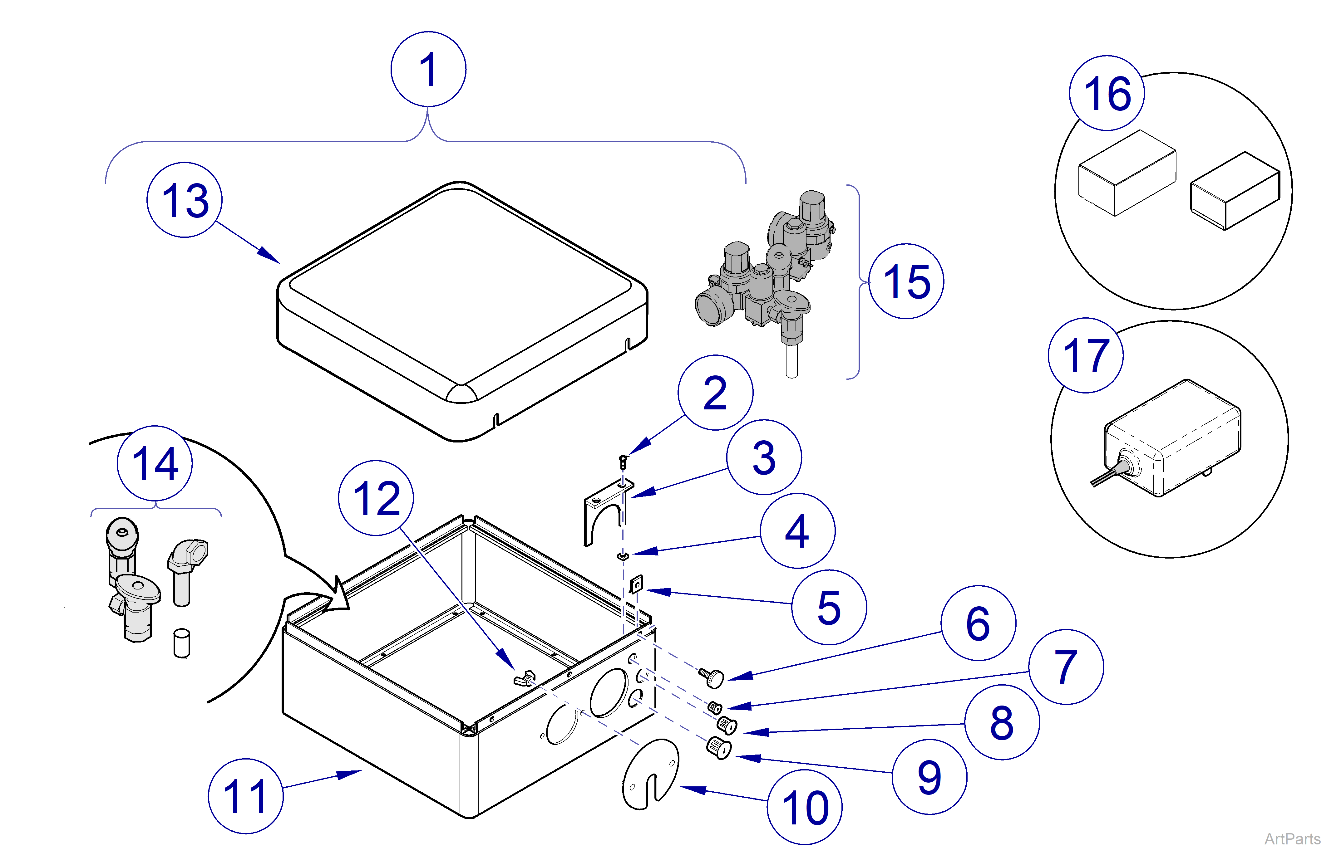 Junction Boxes- Square Junction Box