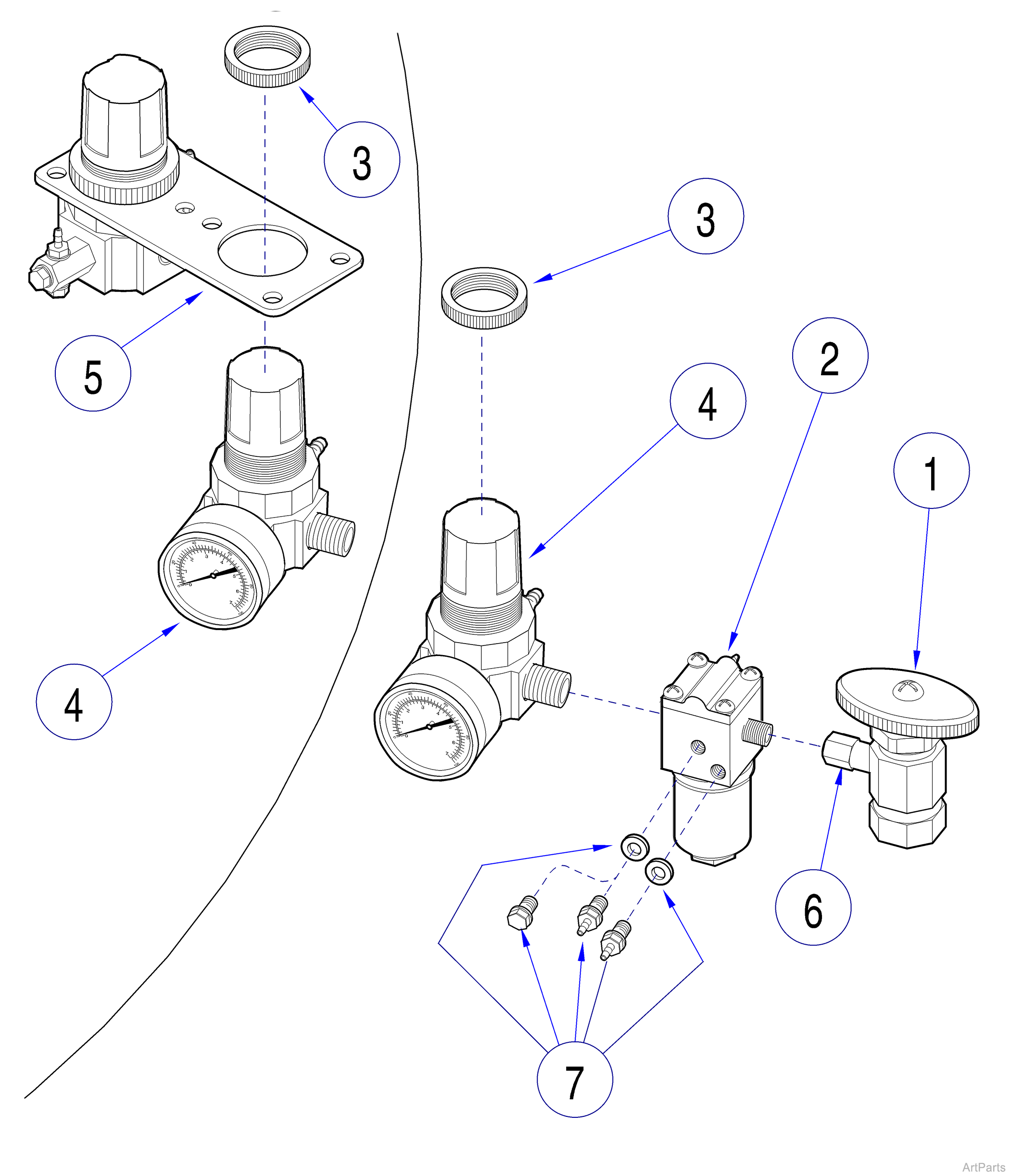 Procenter Systems and Whip Unit Typical Master Pilot Shut-Off Valve Removal / Installation