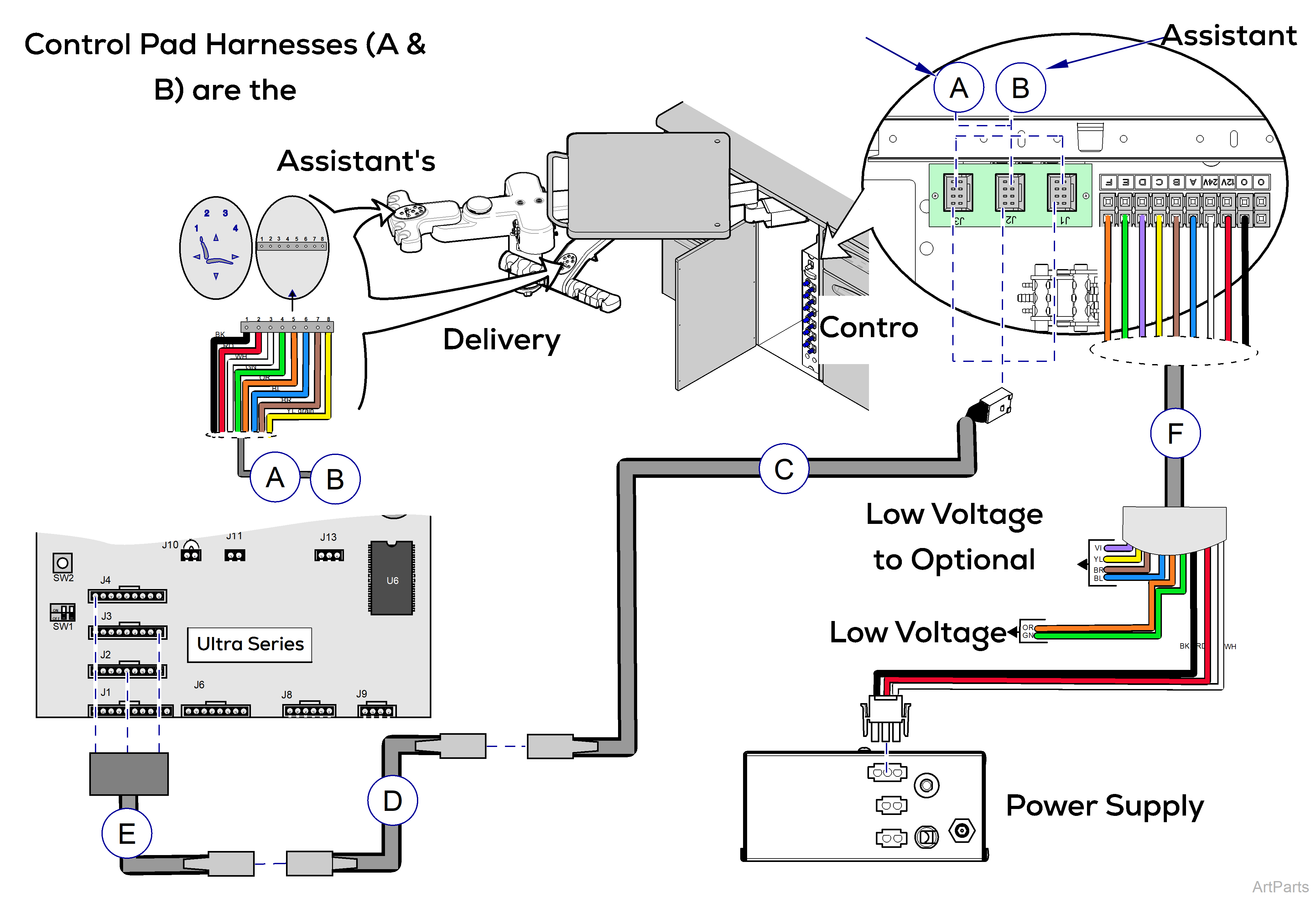 Procenter, 12:00/FTC Mounted Wiring Diagram