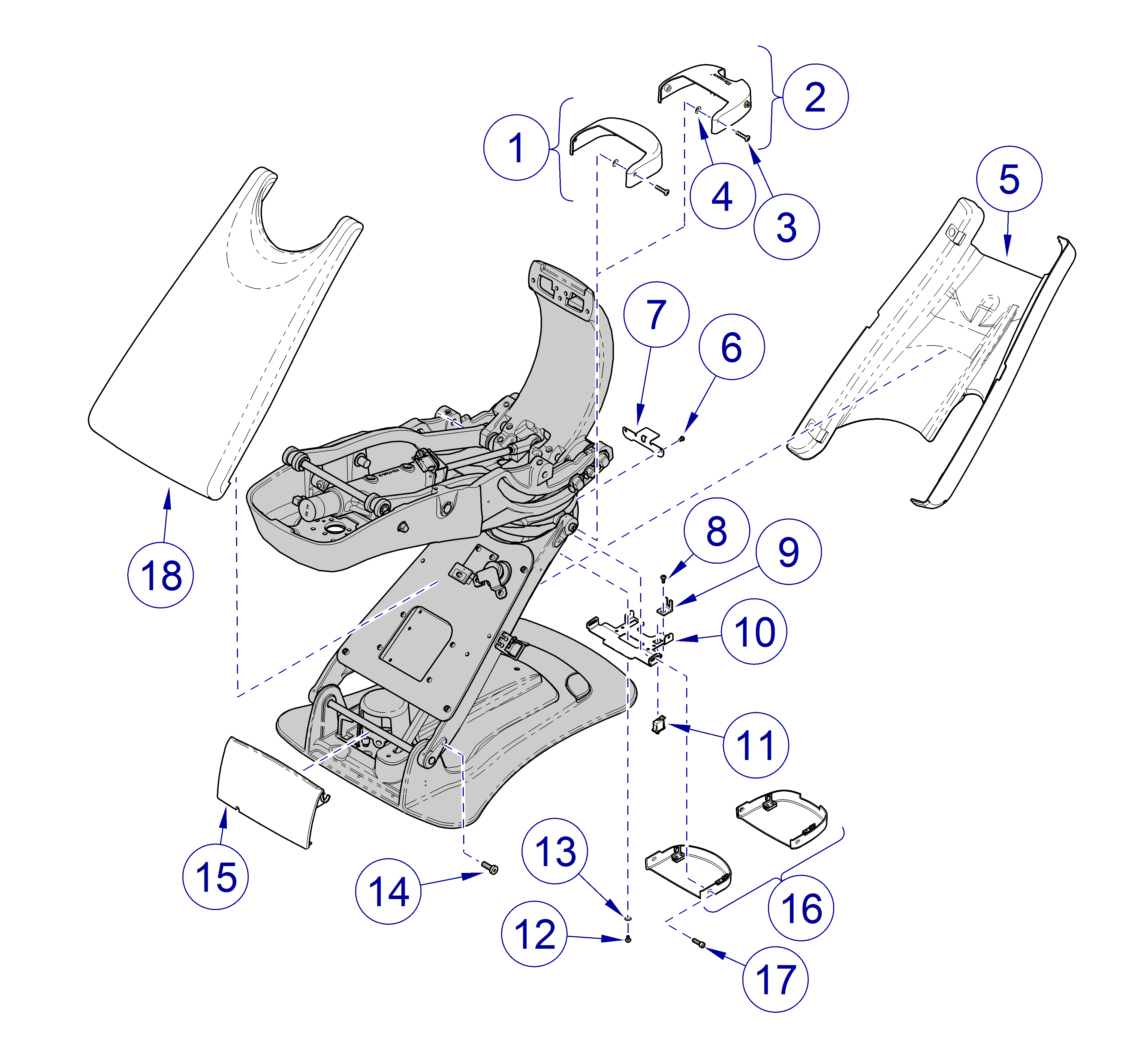 Elevance® Dental Chair Lower Frame Covers