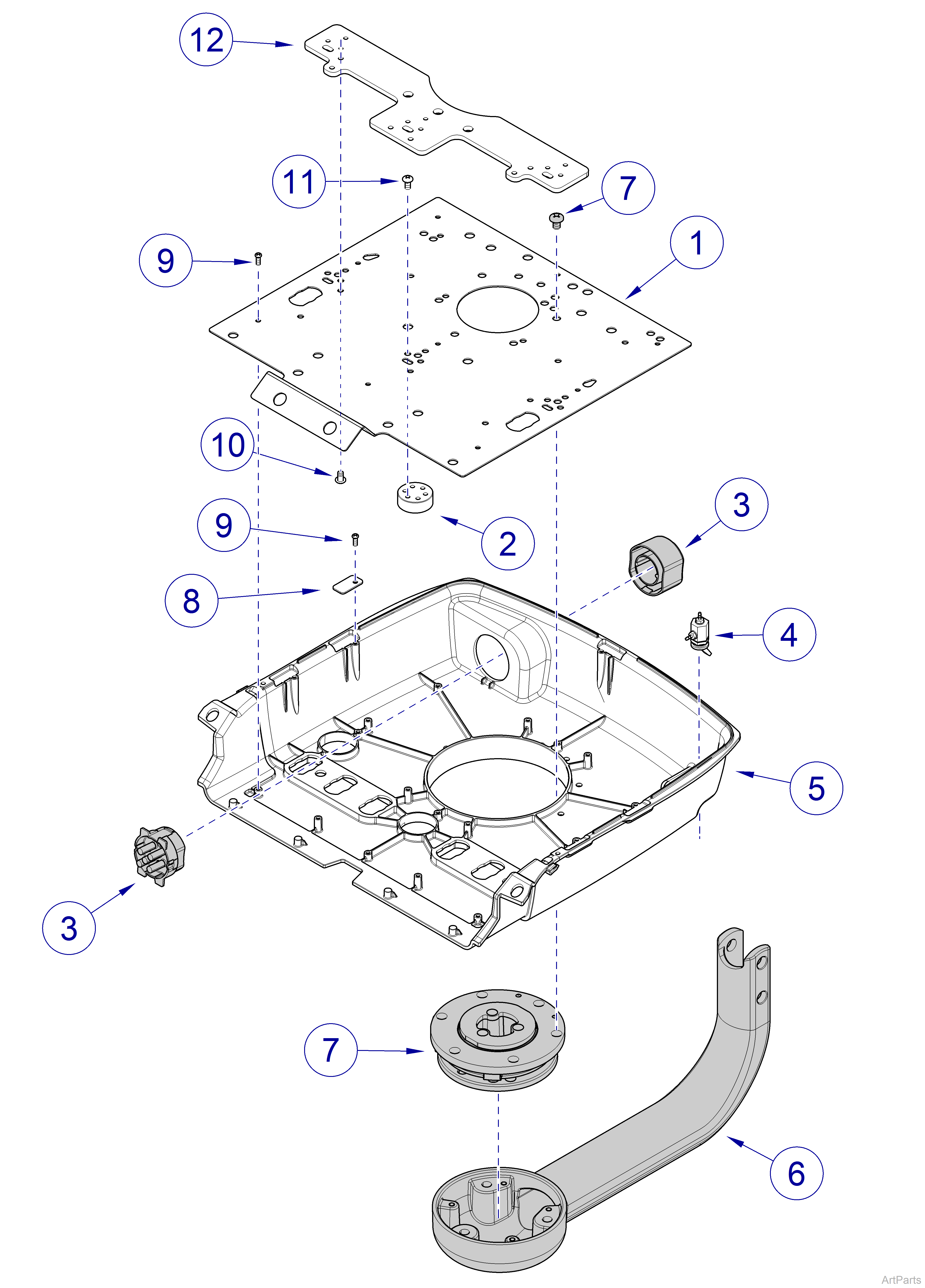 Elevance® Continental-Style Delivery Base Sub-Assembly