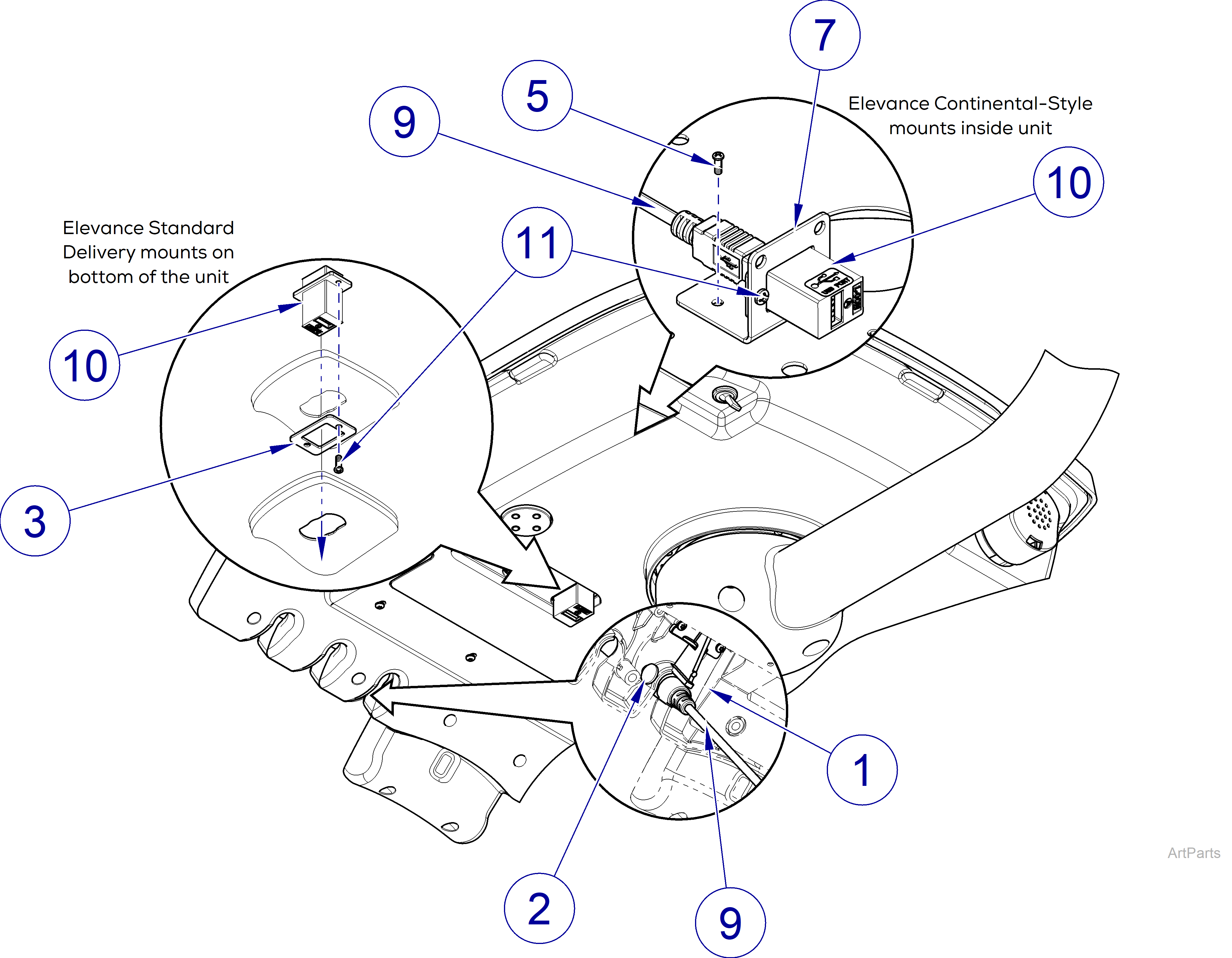 Integrated Handpieces (Elevance® Delivery Systems) Sota Camera 