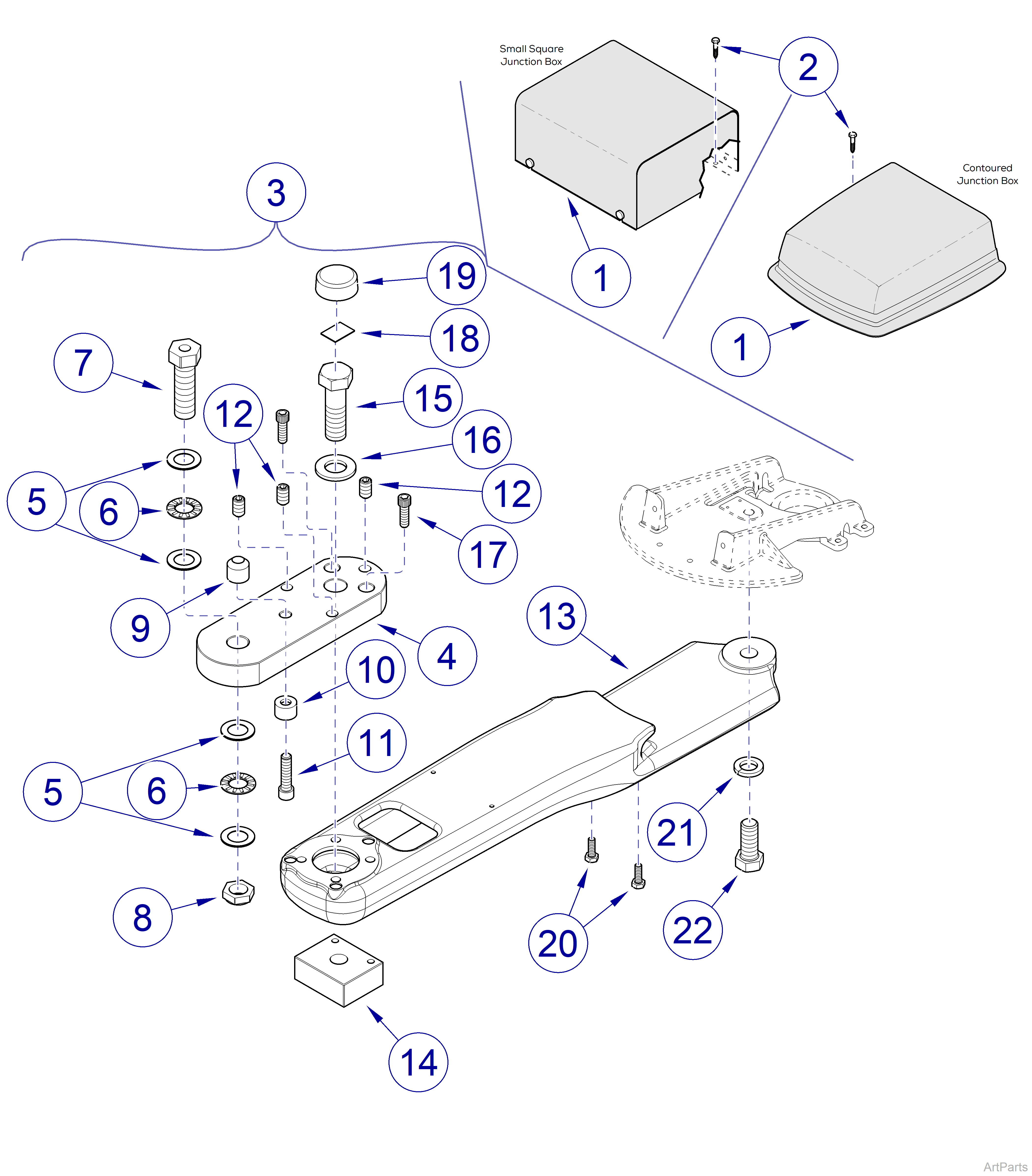 153650 LR Light Adapter Kit