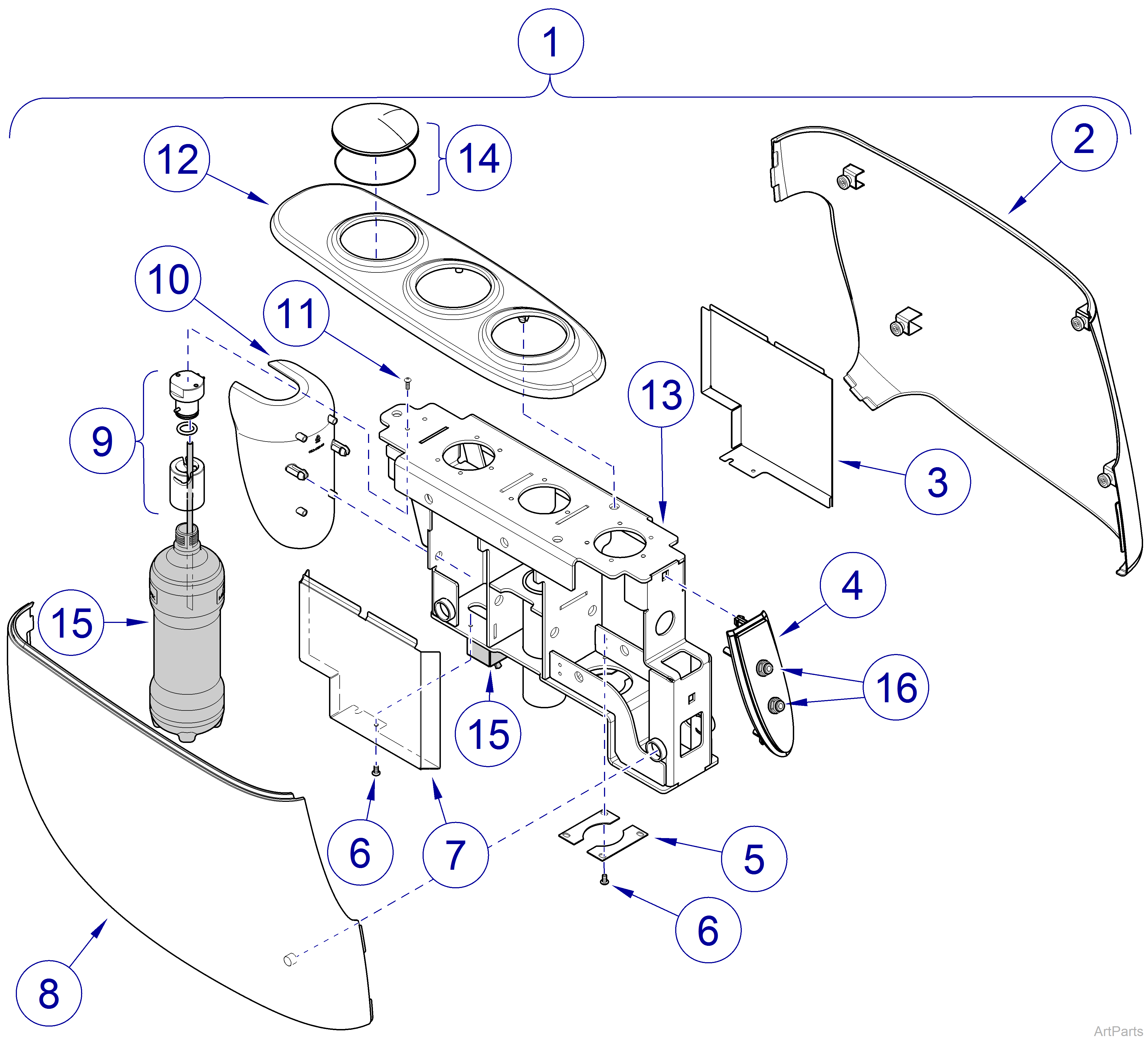 Elevance® Console Assembly