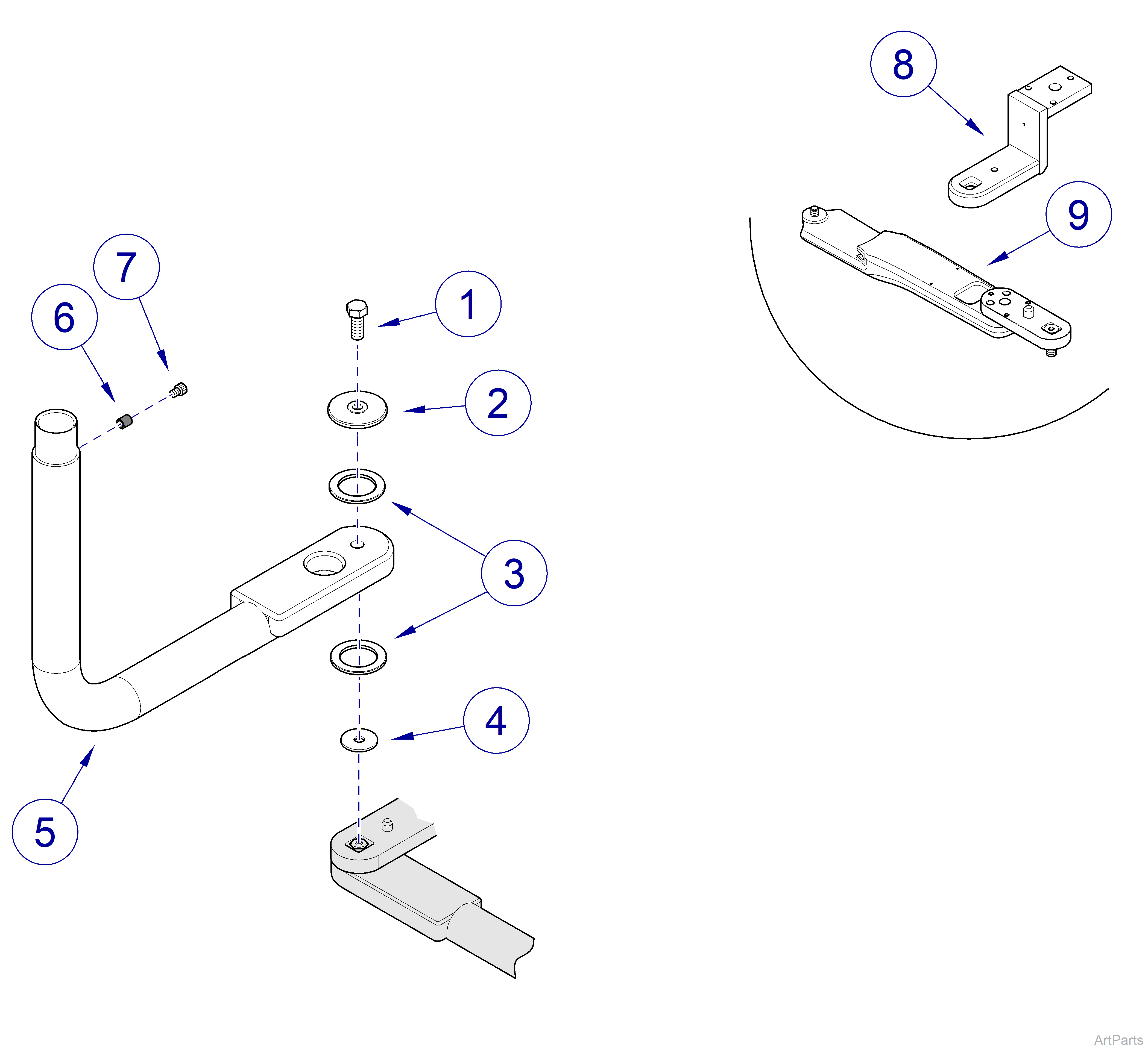 LR Lower Arm Knight / Ultra Chairs
