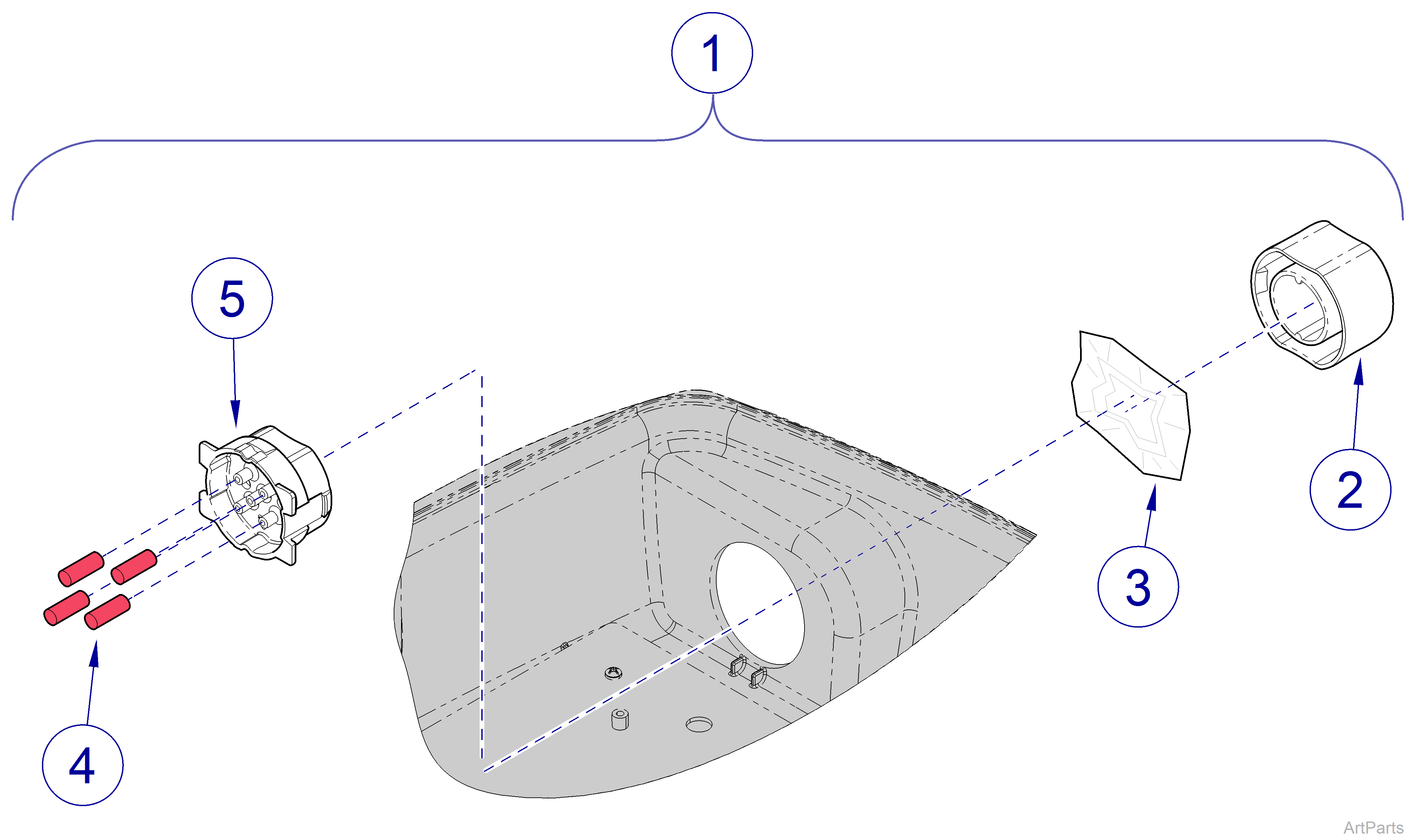 Elevance® Continental-Style Delivery Air / Oil Separator Assembly