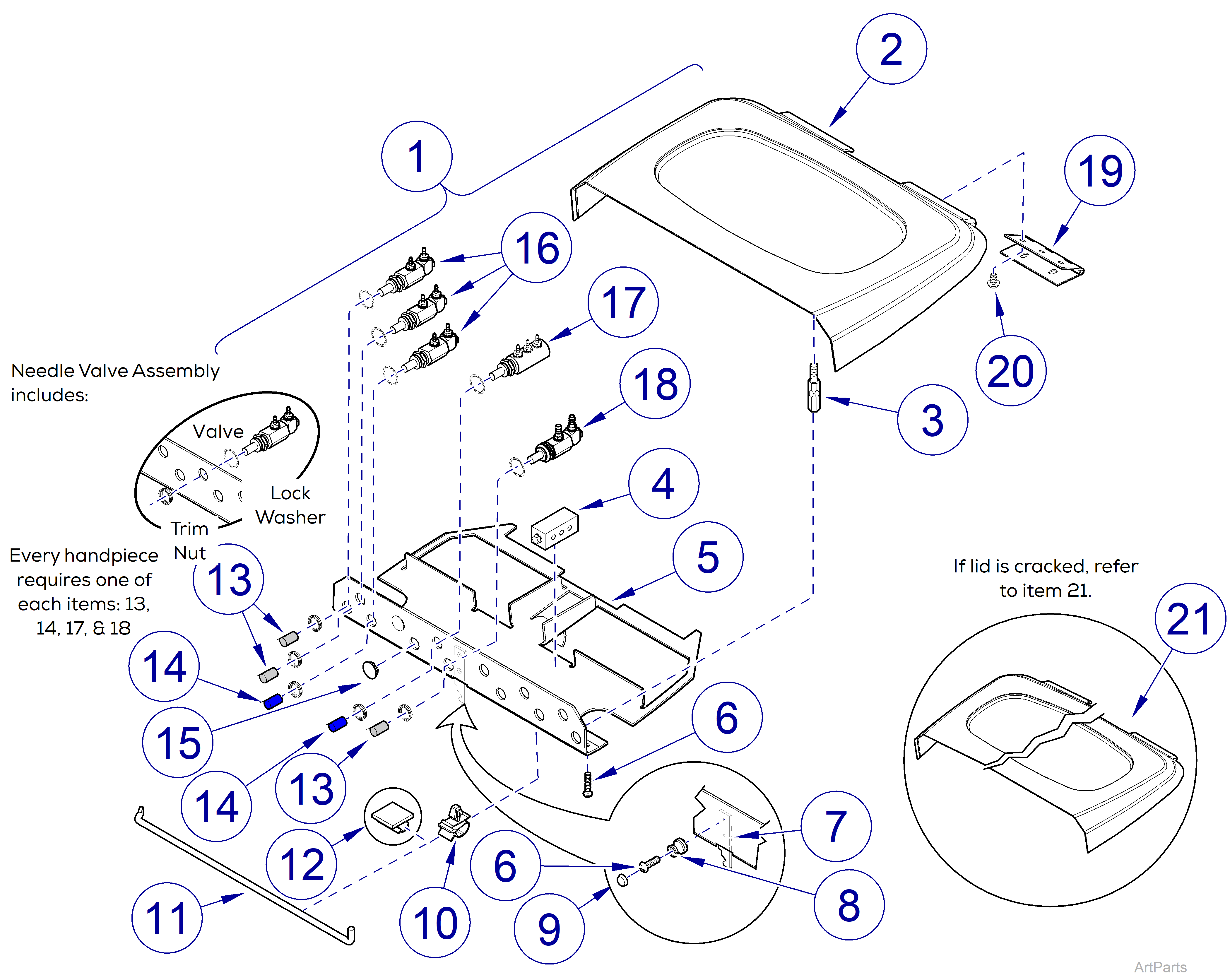 Click box and insert variable of your part/product name 