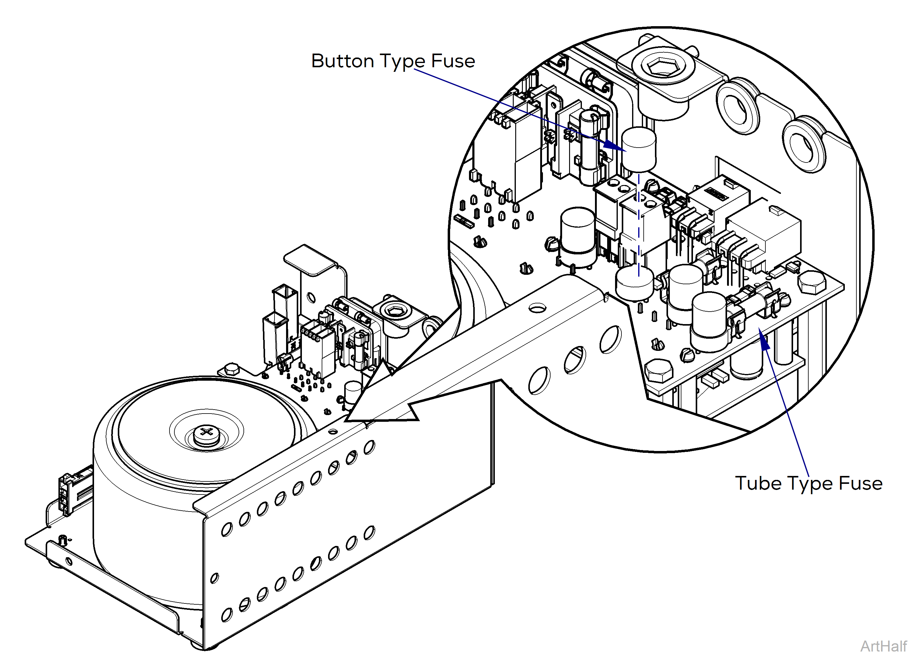 Power Supply 153941 (002-2018-XX) Replacing Fuses