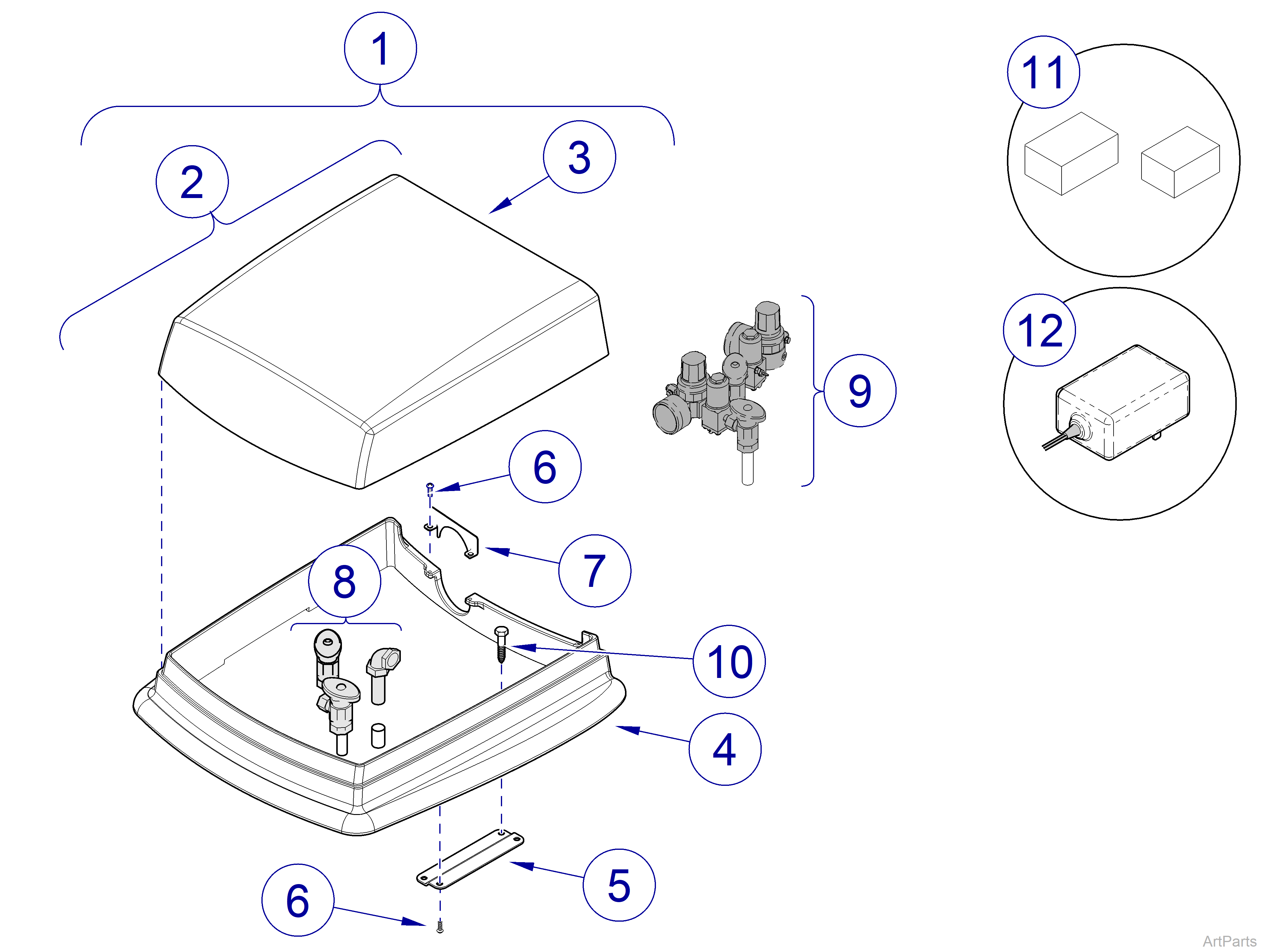 Junction Boxes Contoured Junction Box