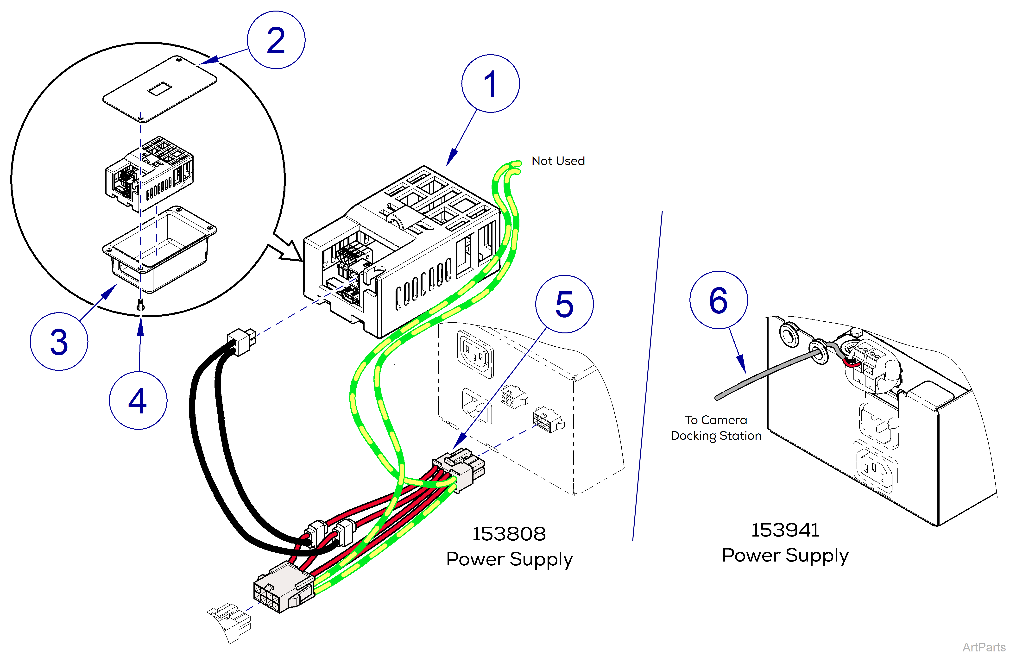 Integrated Handpieces (Elevance® Delivery Systems) Sopro Camera 153831 (includes Items 1-8)
