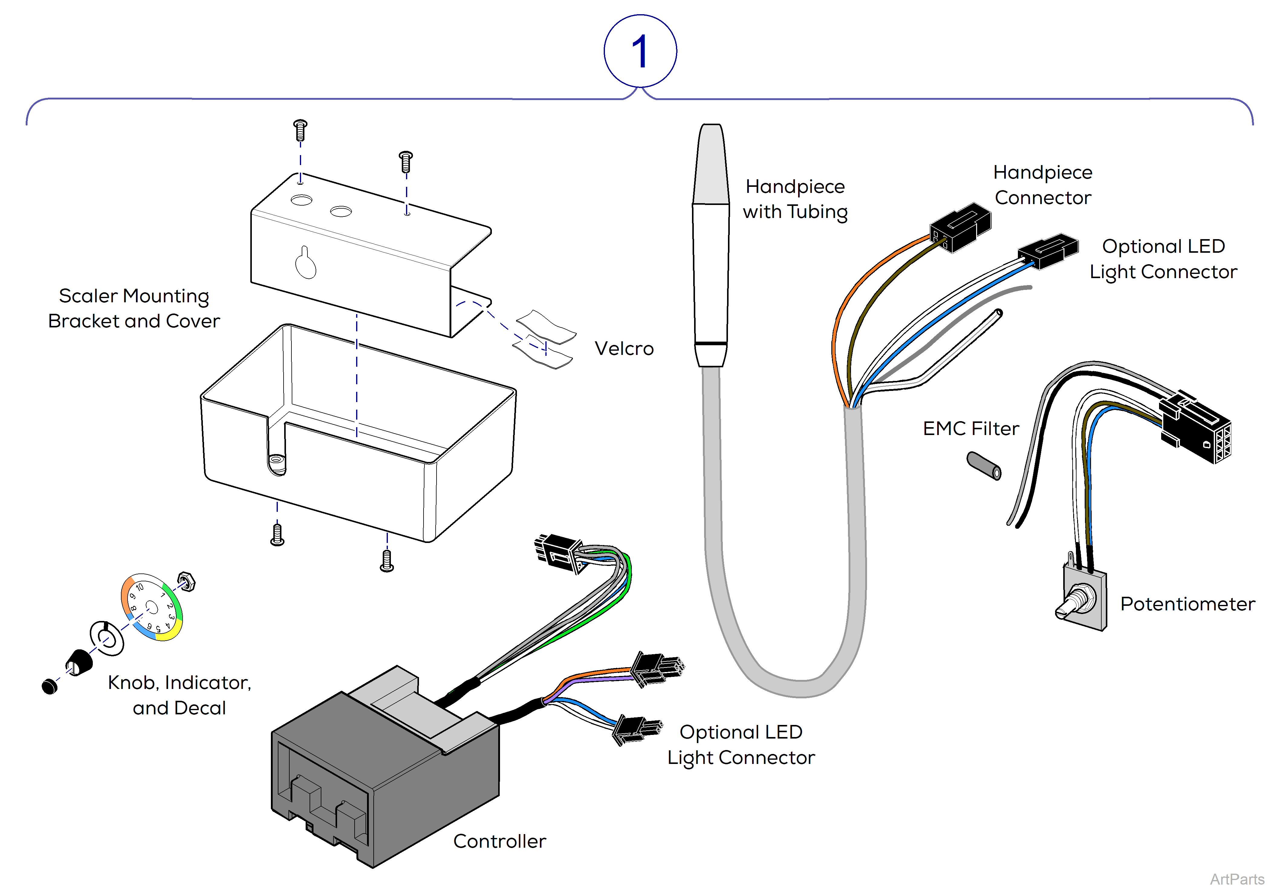 153960-00x Satelec Scaler Kits for Procenter Delivery