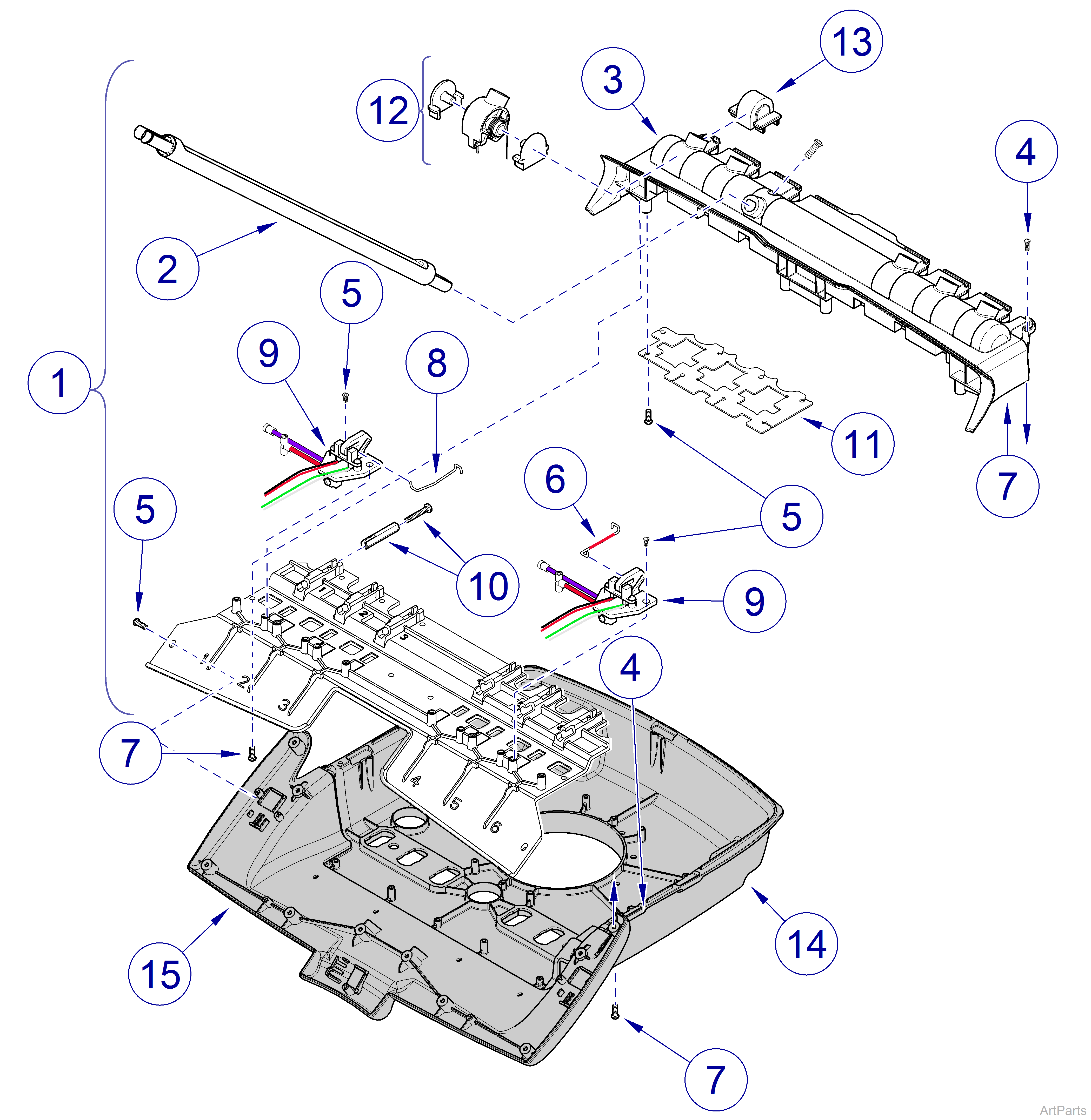 Elevance® Continental-Style Delivery Pivot Arm Tower Assembly