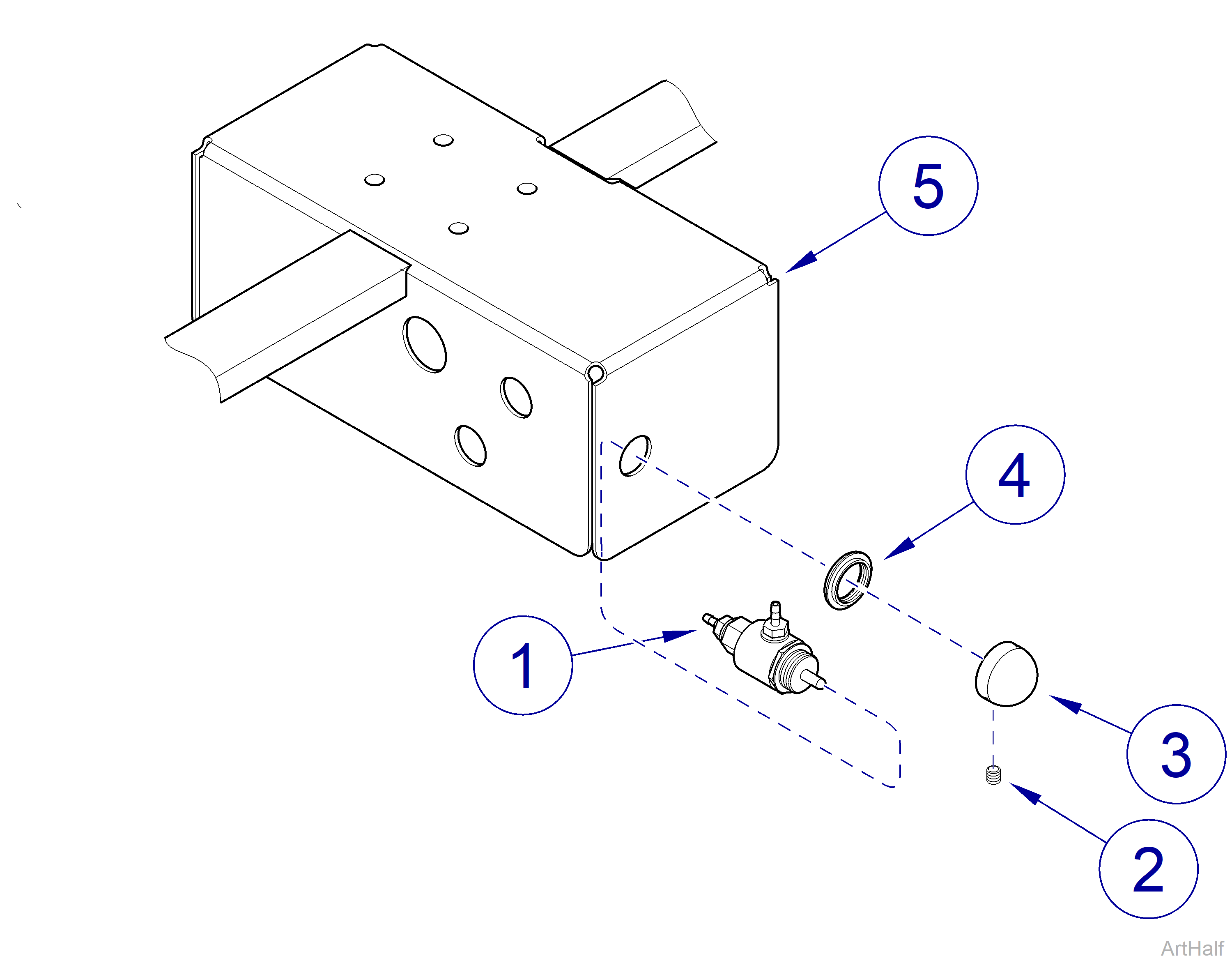Procenter Systems Coolant Water Flush Valve Removal / Installation, 12:00 Mounted