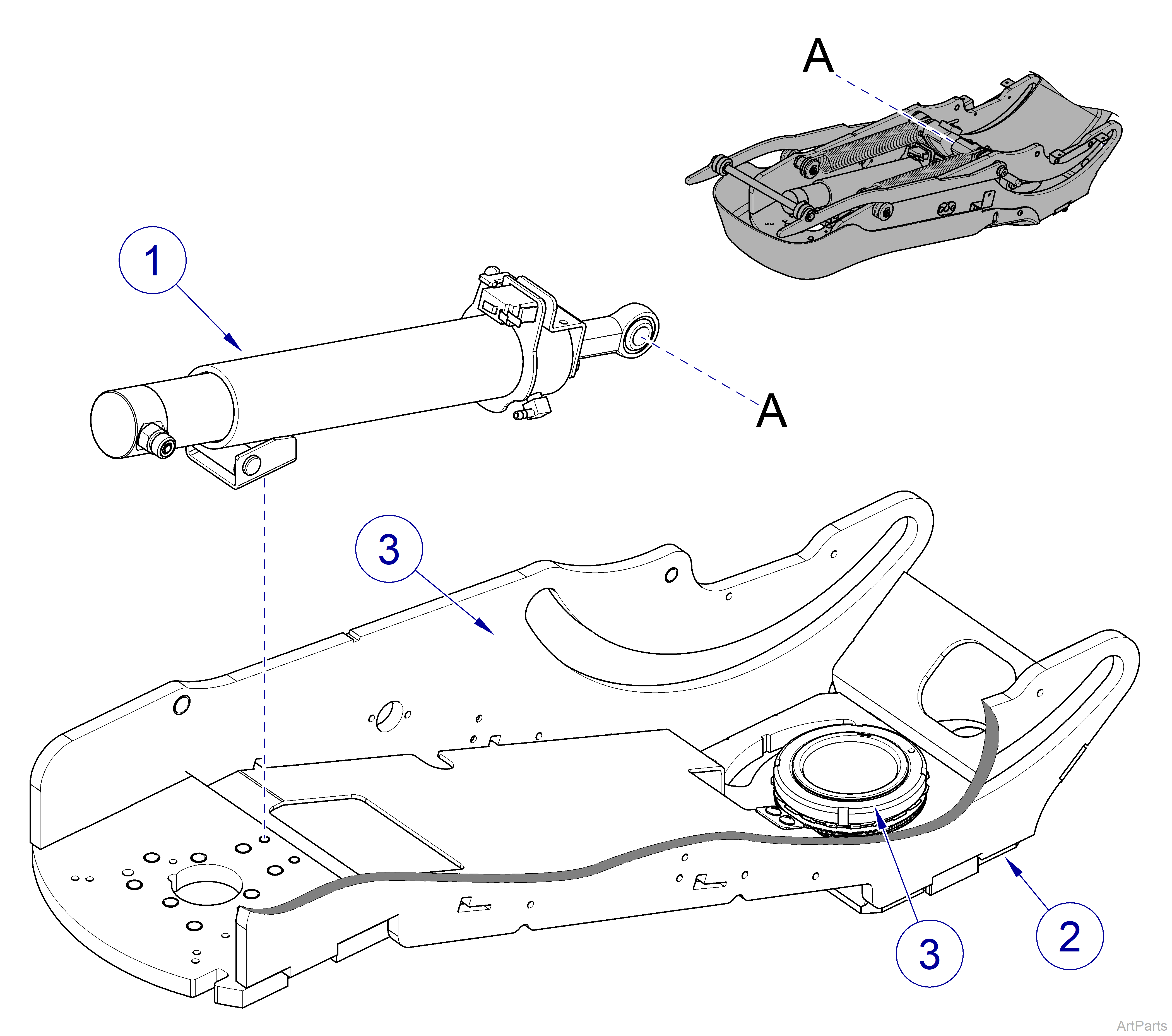 Elevance® Dental Chair Top Frame Assembly