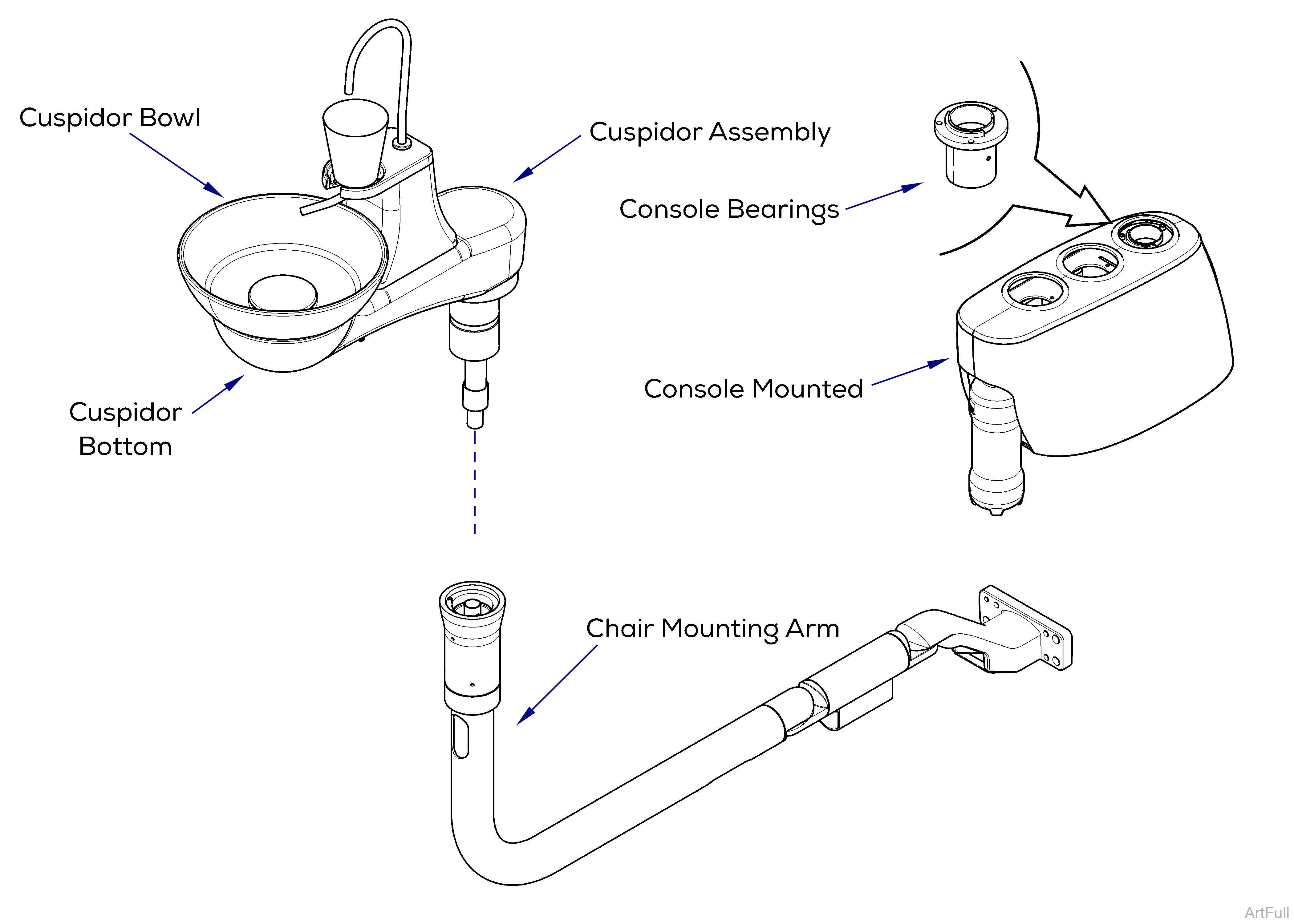 Elevance® Cuspidor