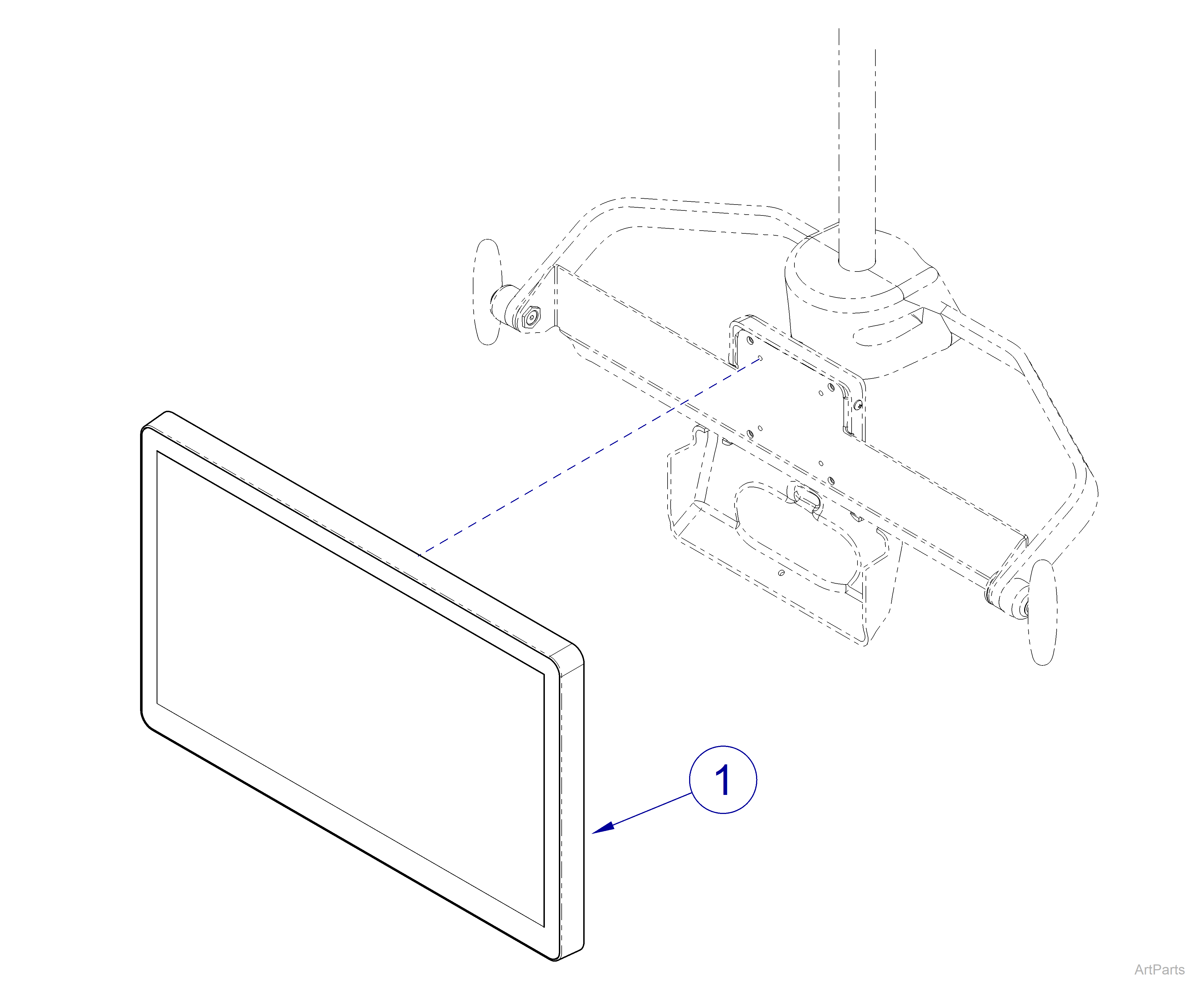 Flex Arm / Monitor Mount (029-4739-0x) Monitors