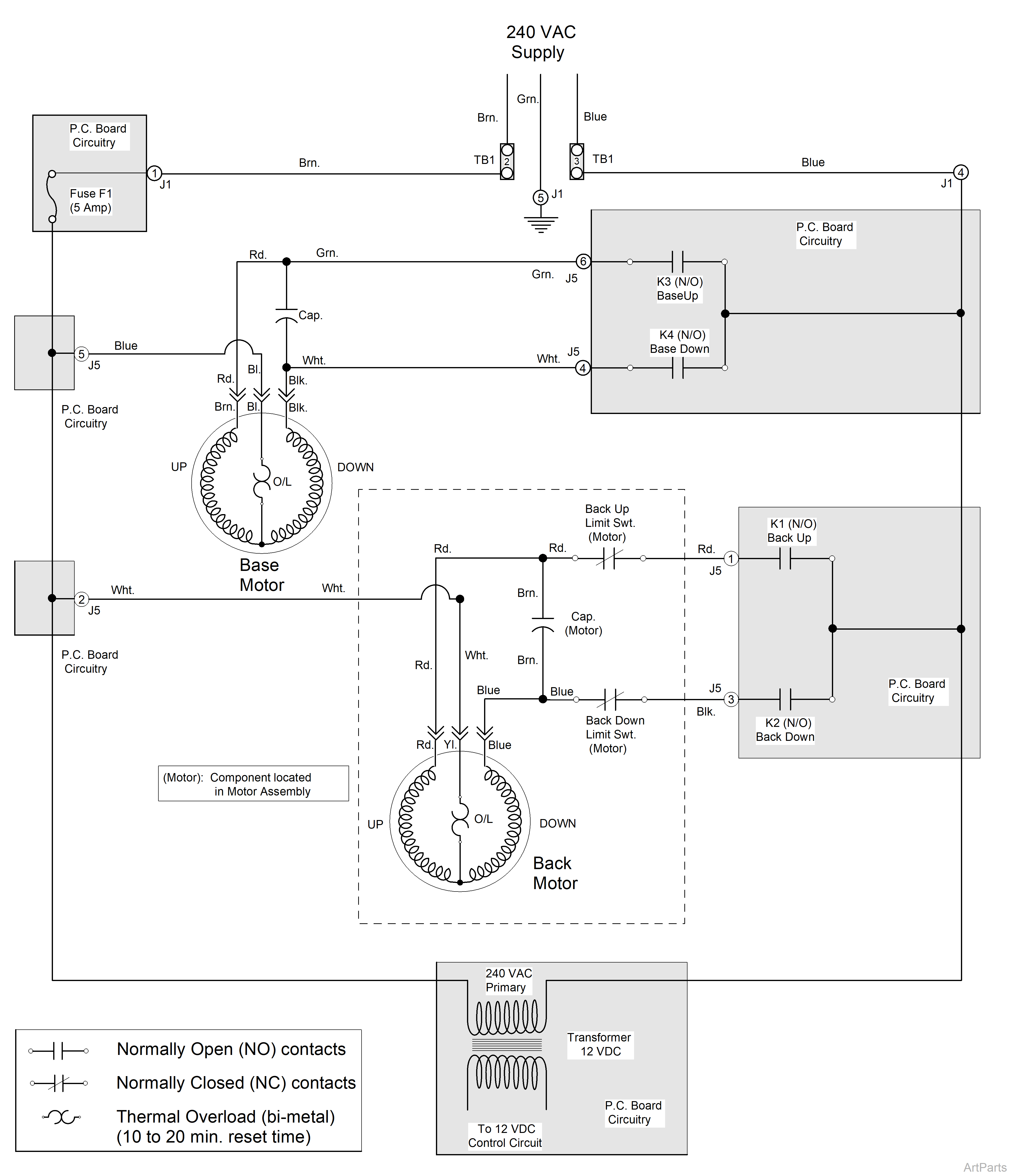 240 VAC Motor Circuit