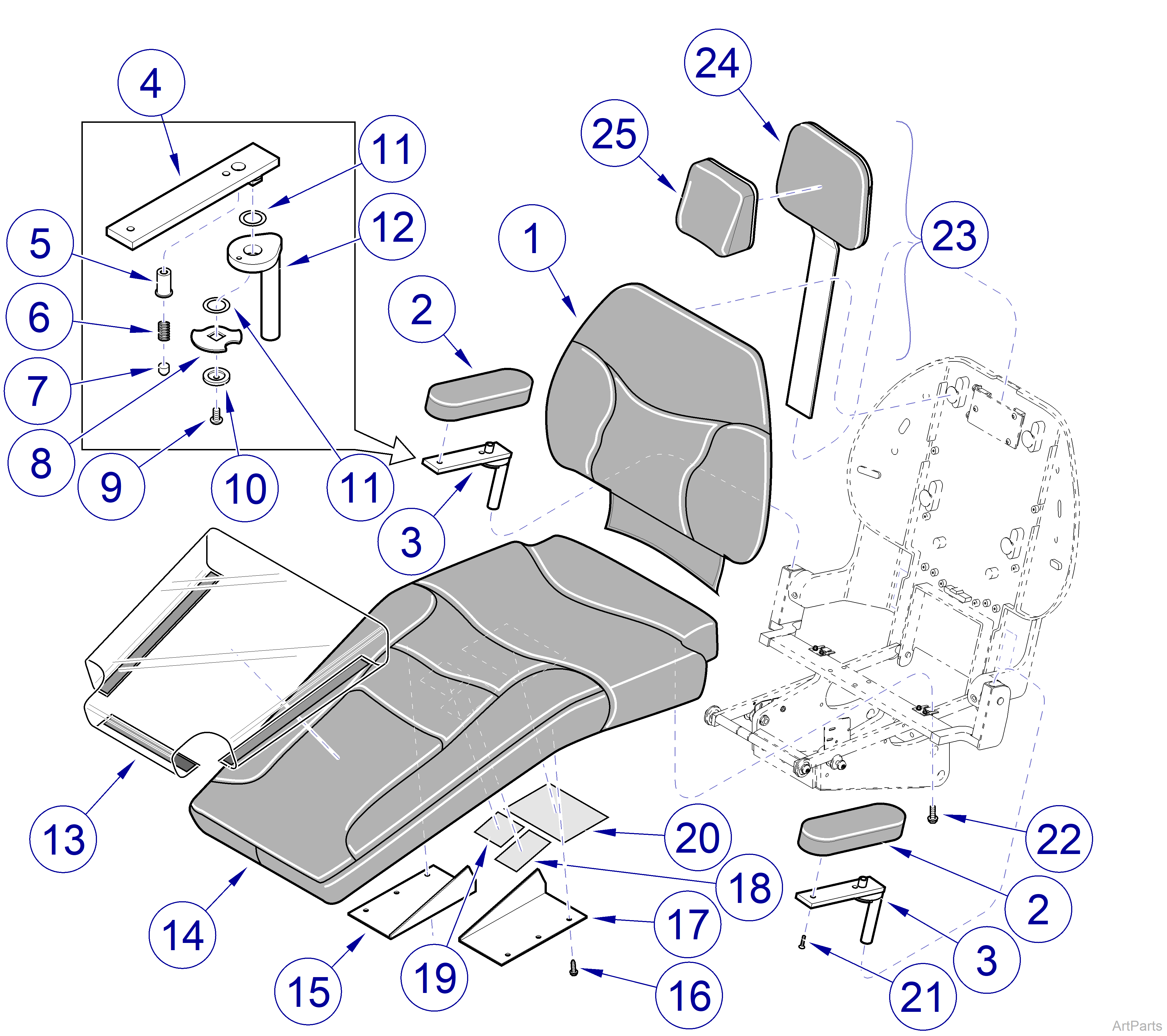Upholstery Components