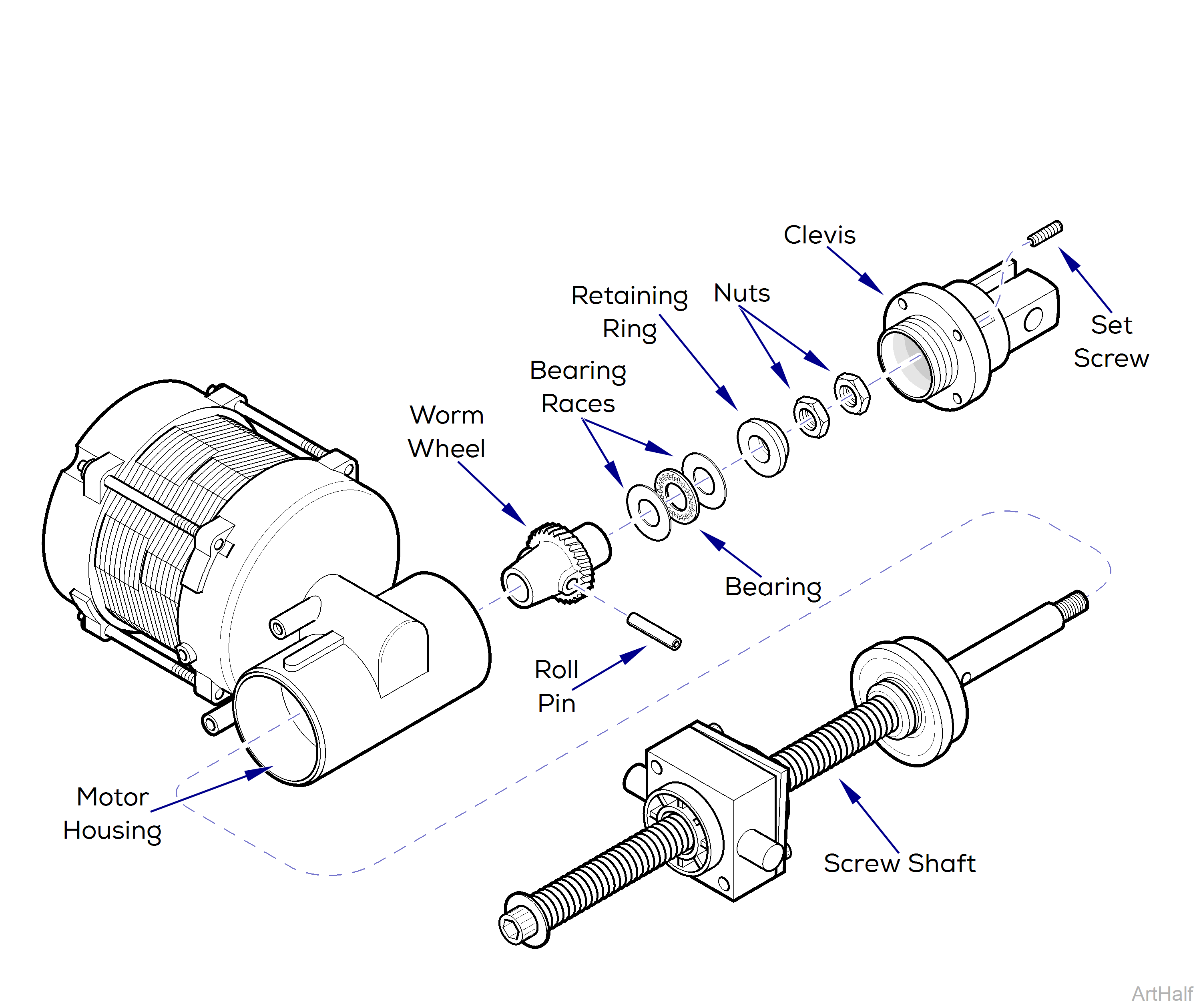 Base Worm Gear