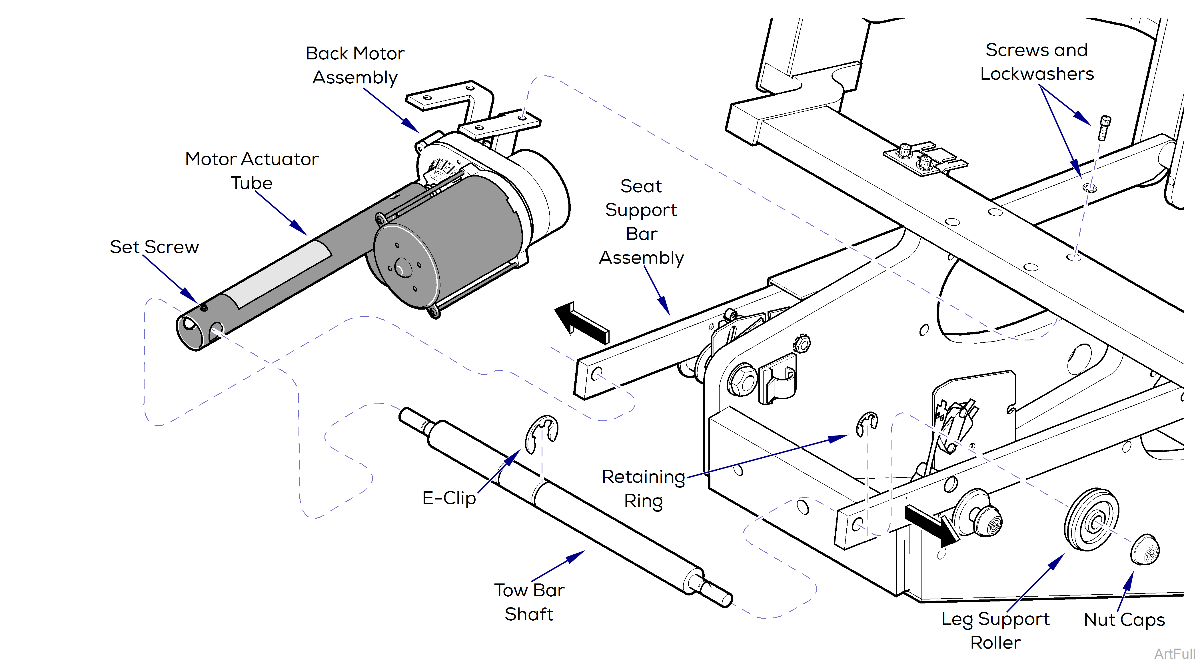 Back Motor Removal