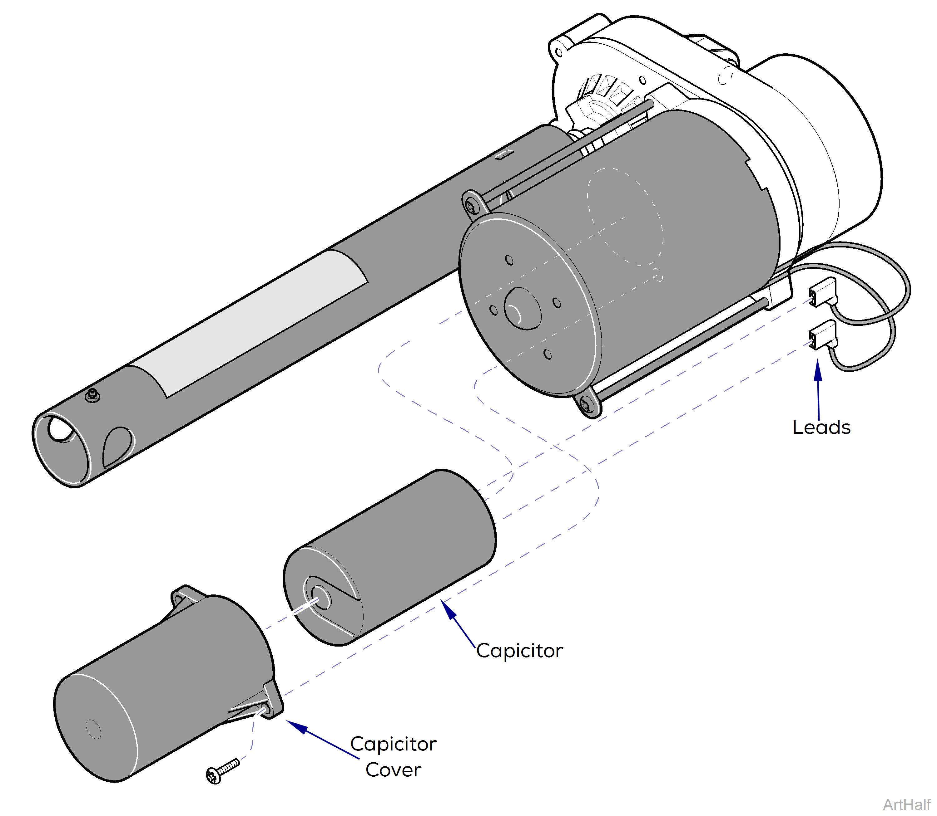 Back Motor Capacitor