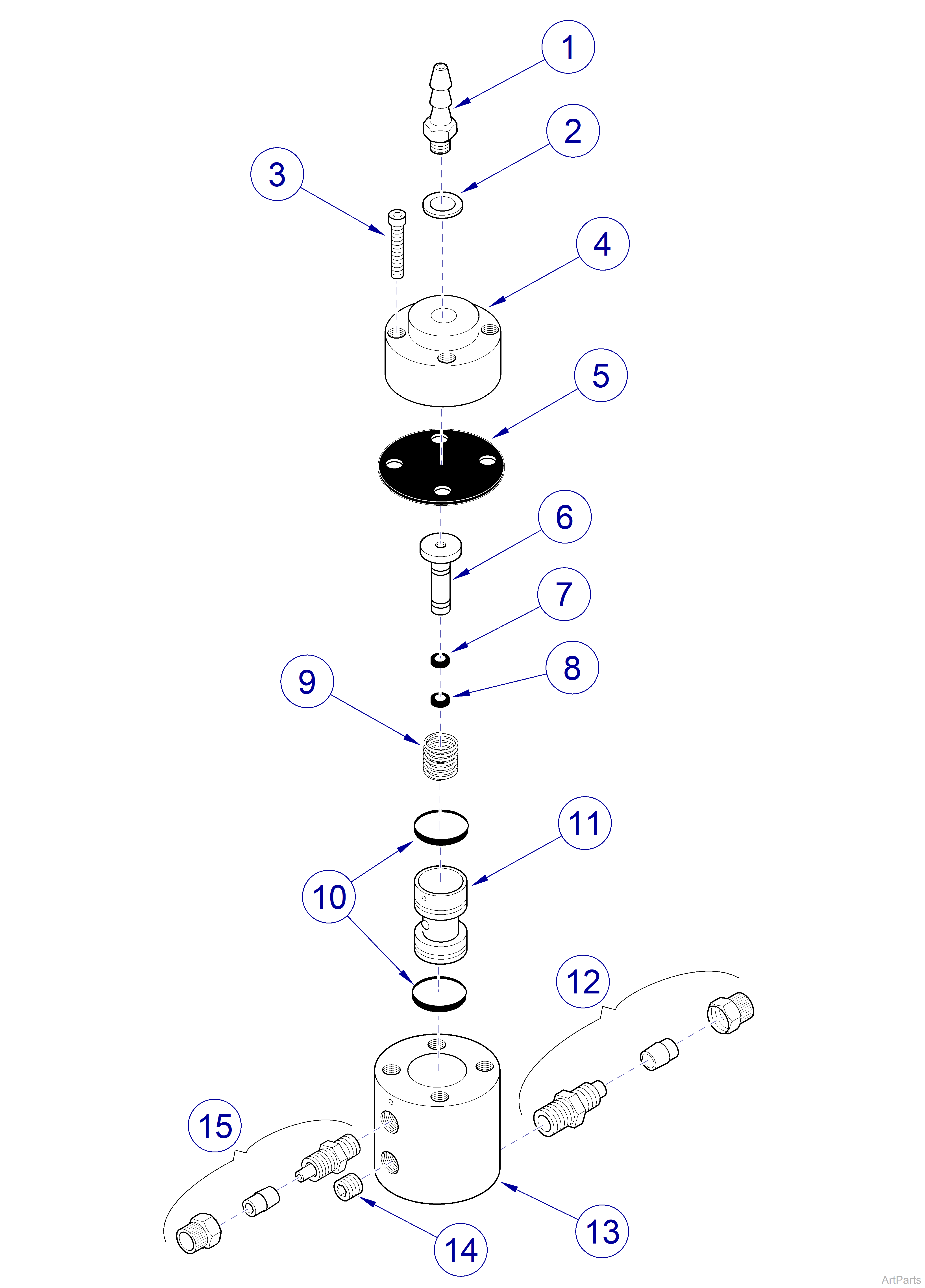 Asepsis 21 Delivery Unit Water Valve Assembly 