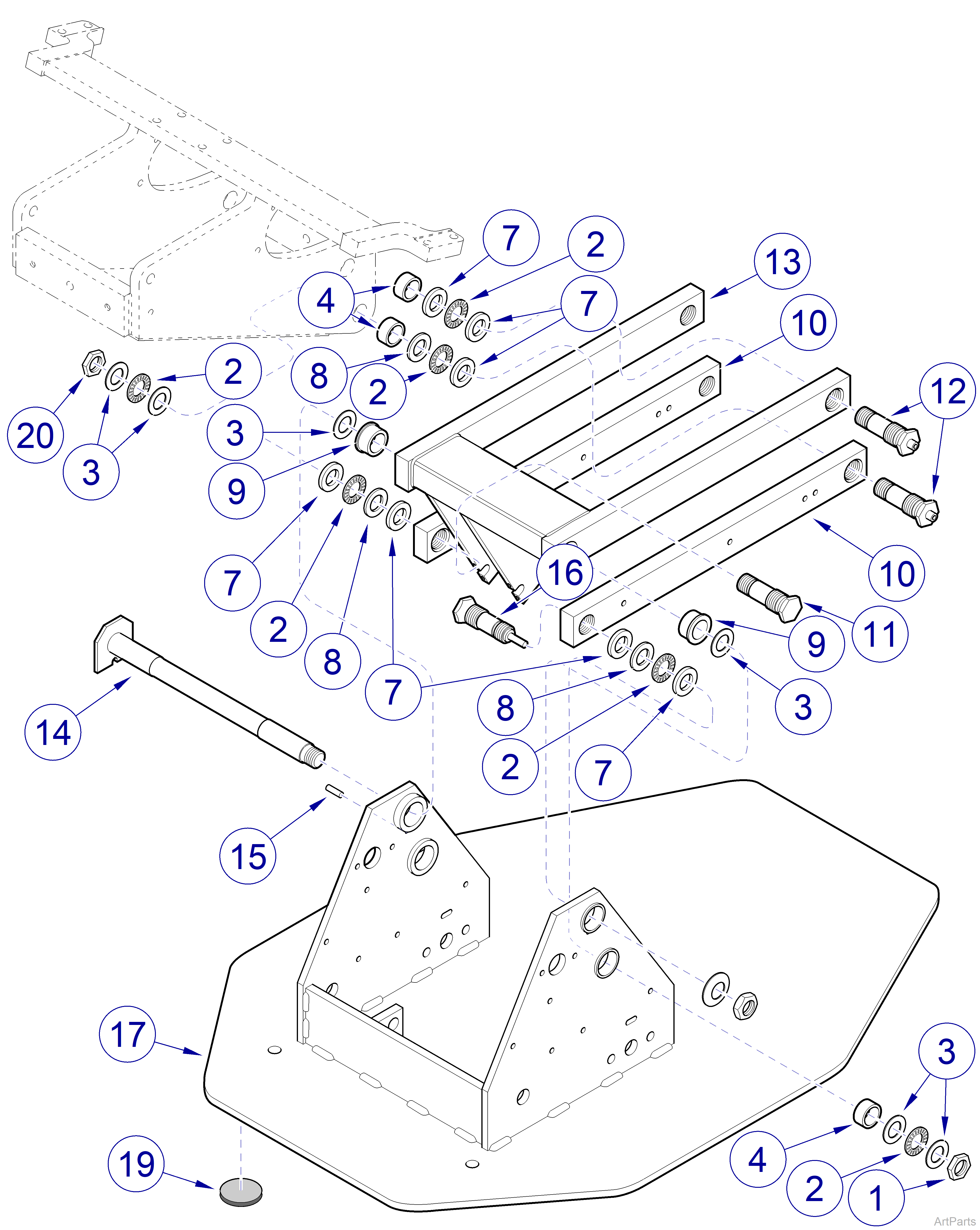 Non-Rotational Base Components