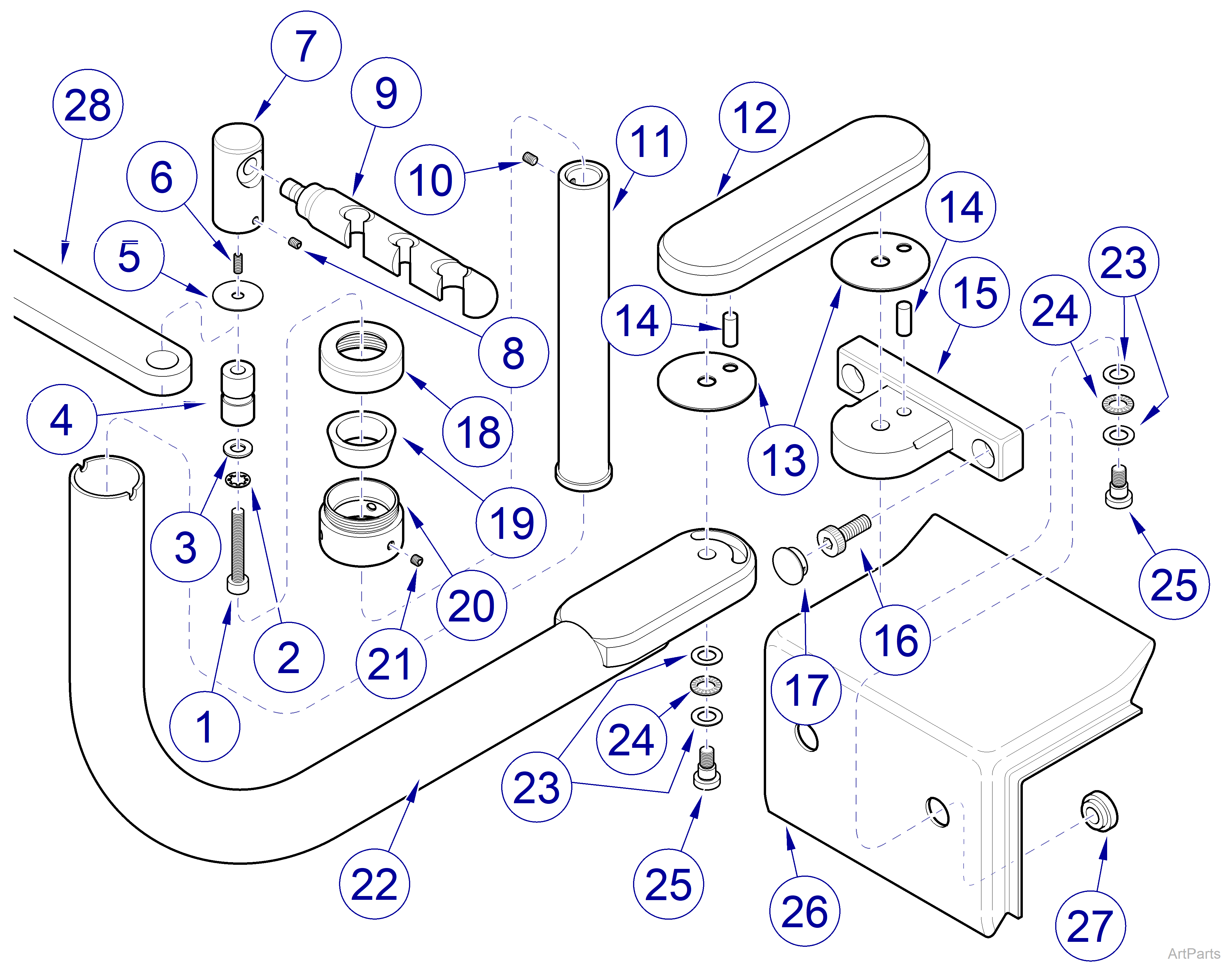 Asepsis 21 Delivery Unit LR Assistant’s Instrument Holder