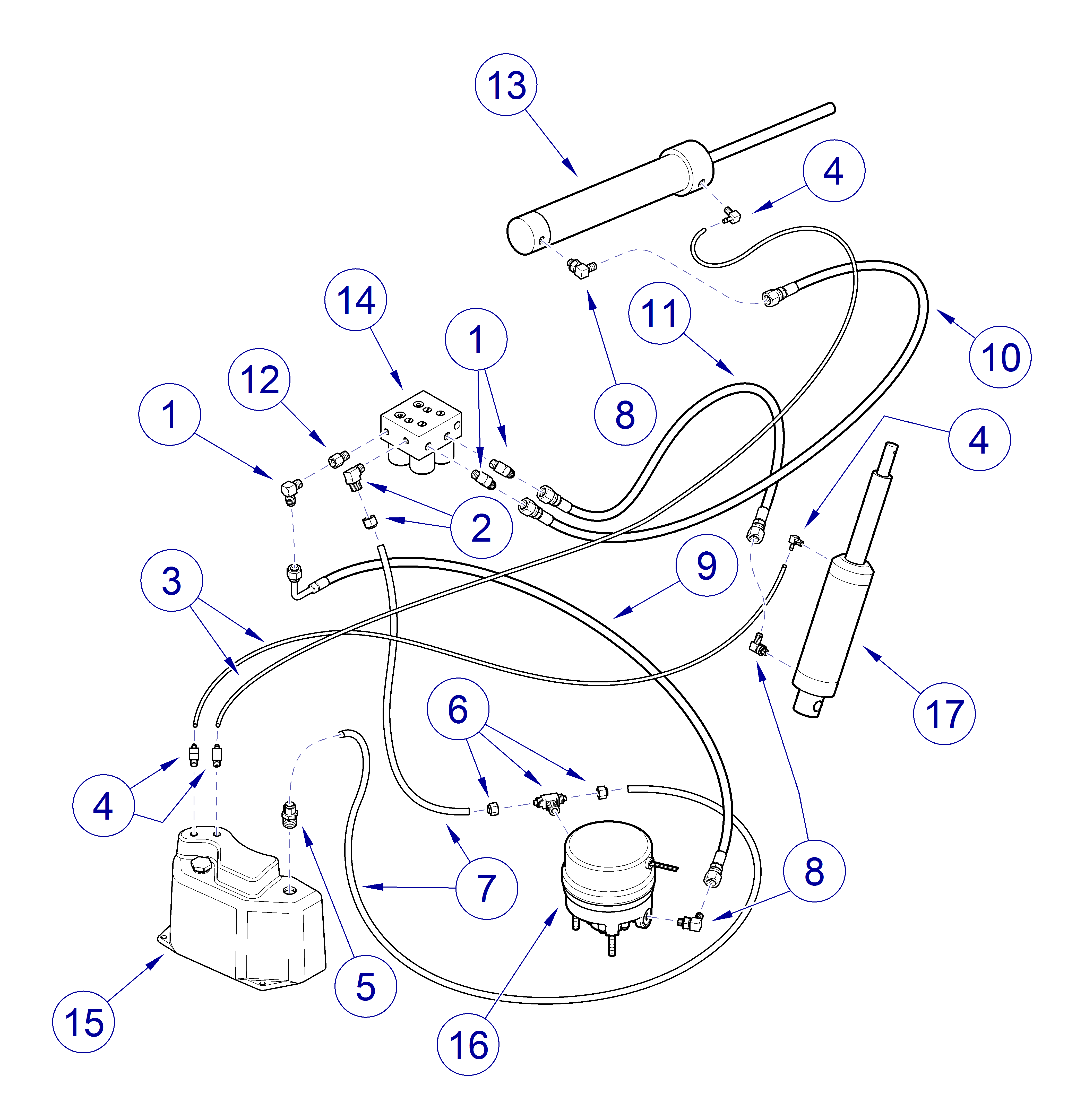 Midmark® Ultra-Series Dental Chair Hoses and Fittings