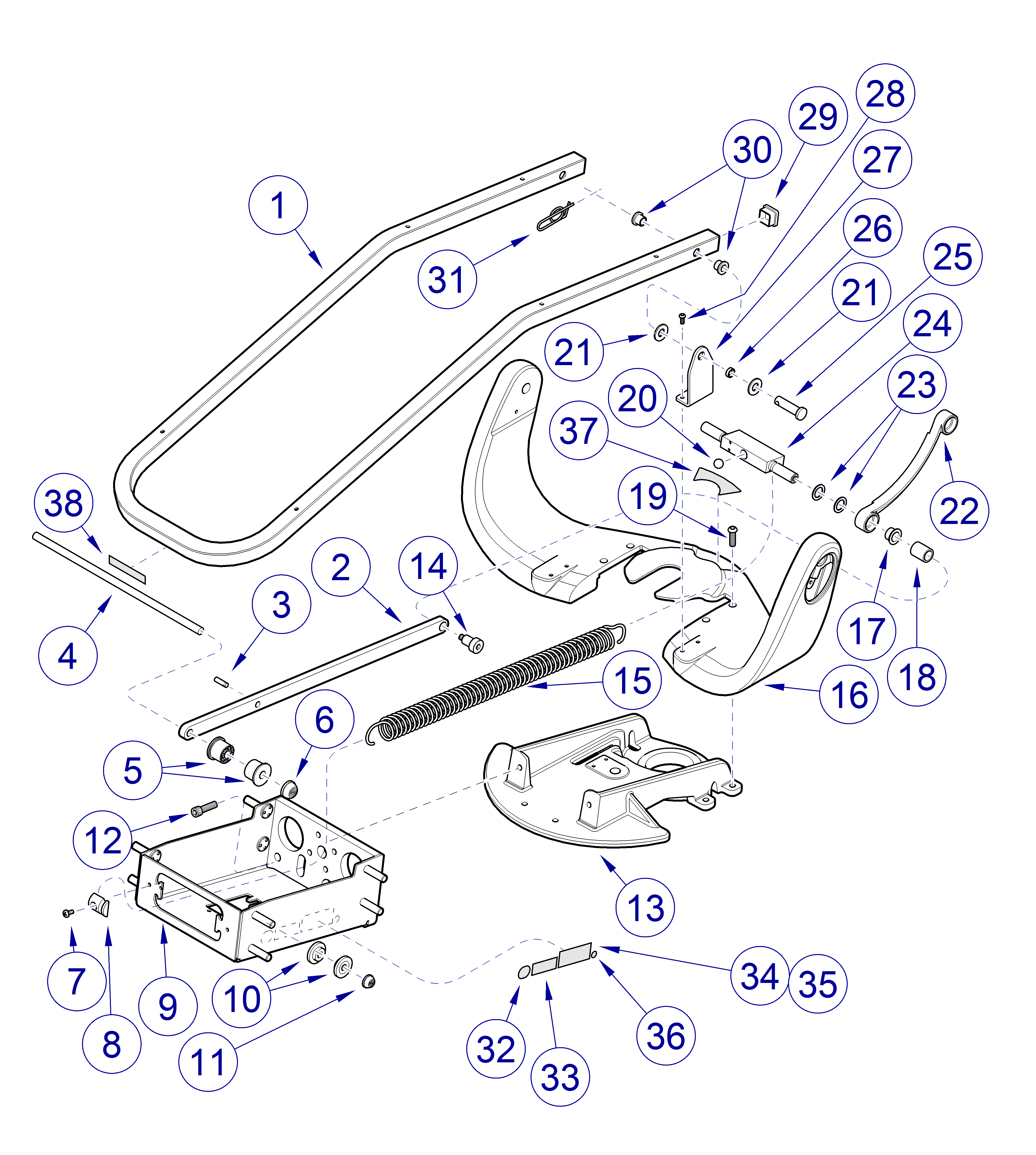 Midmark® Ultra-Series Dental Chair Seat Components