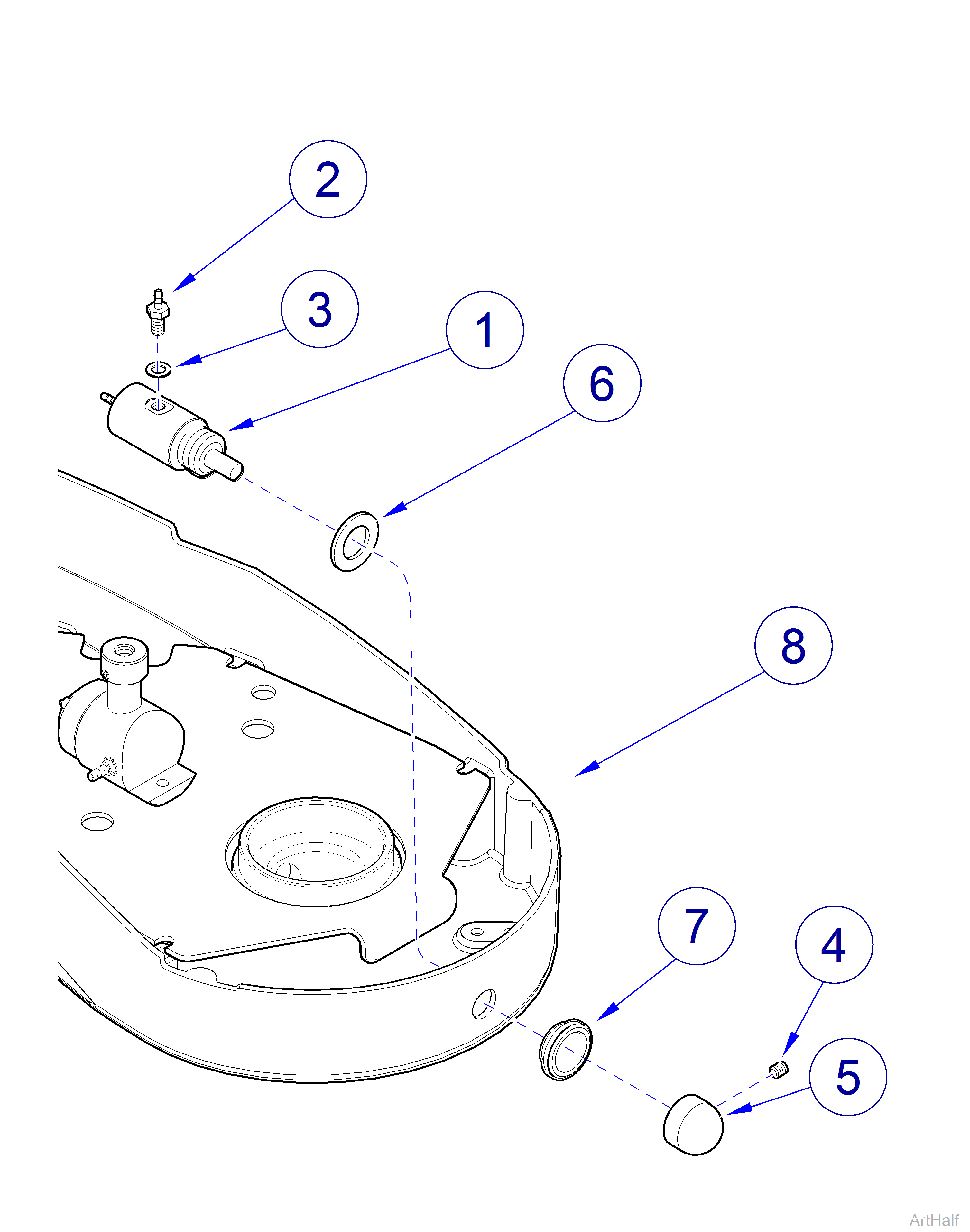 Procenter Cuspidor Push Button Valve Removal / Installation