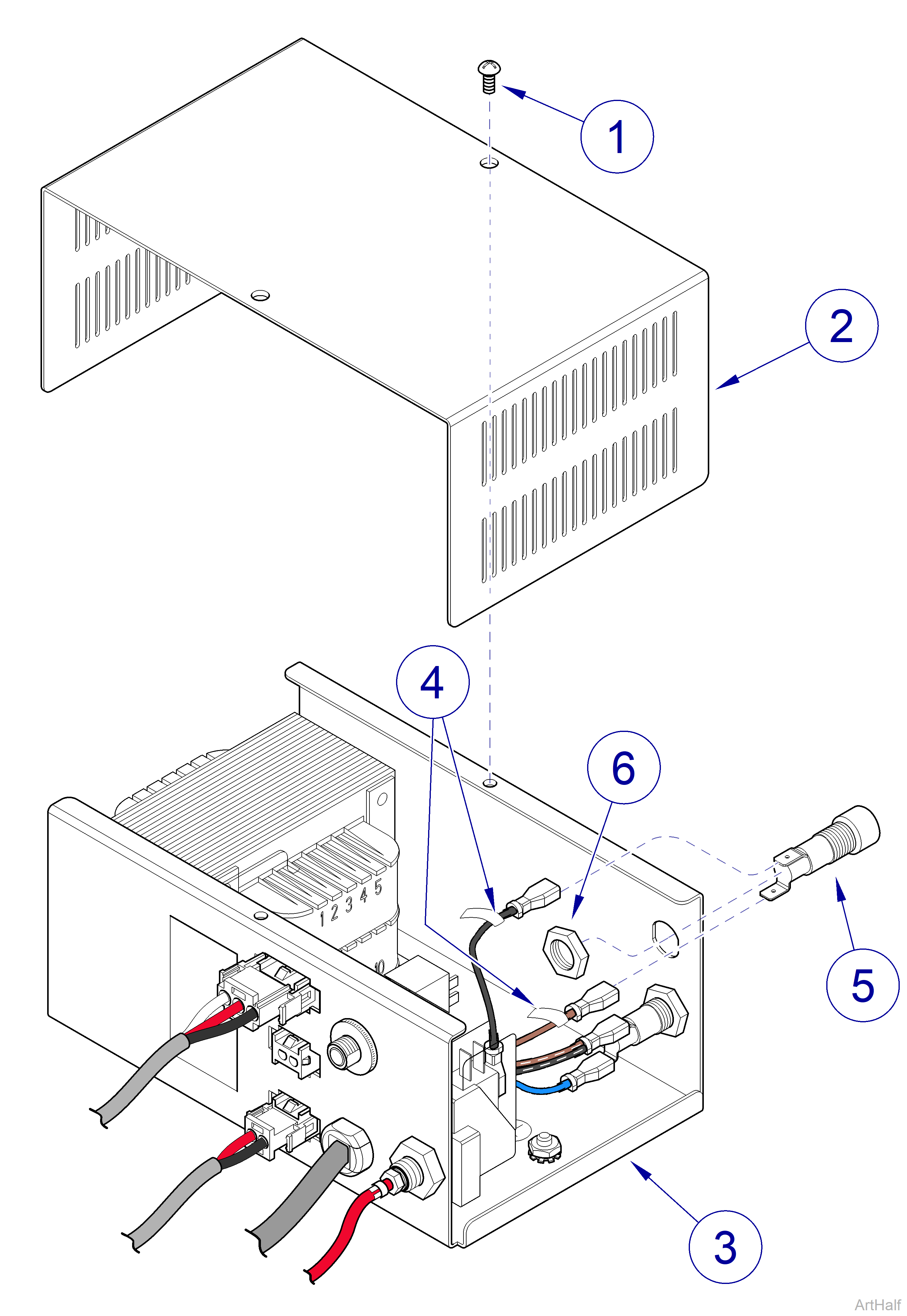 Midmark® Dental Lights Fuse Holder Assembly Access Procedures