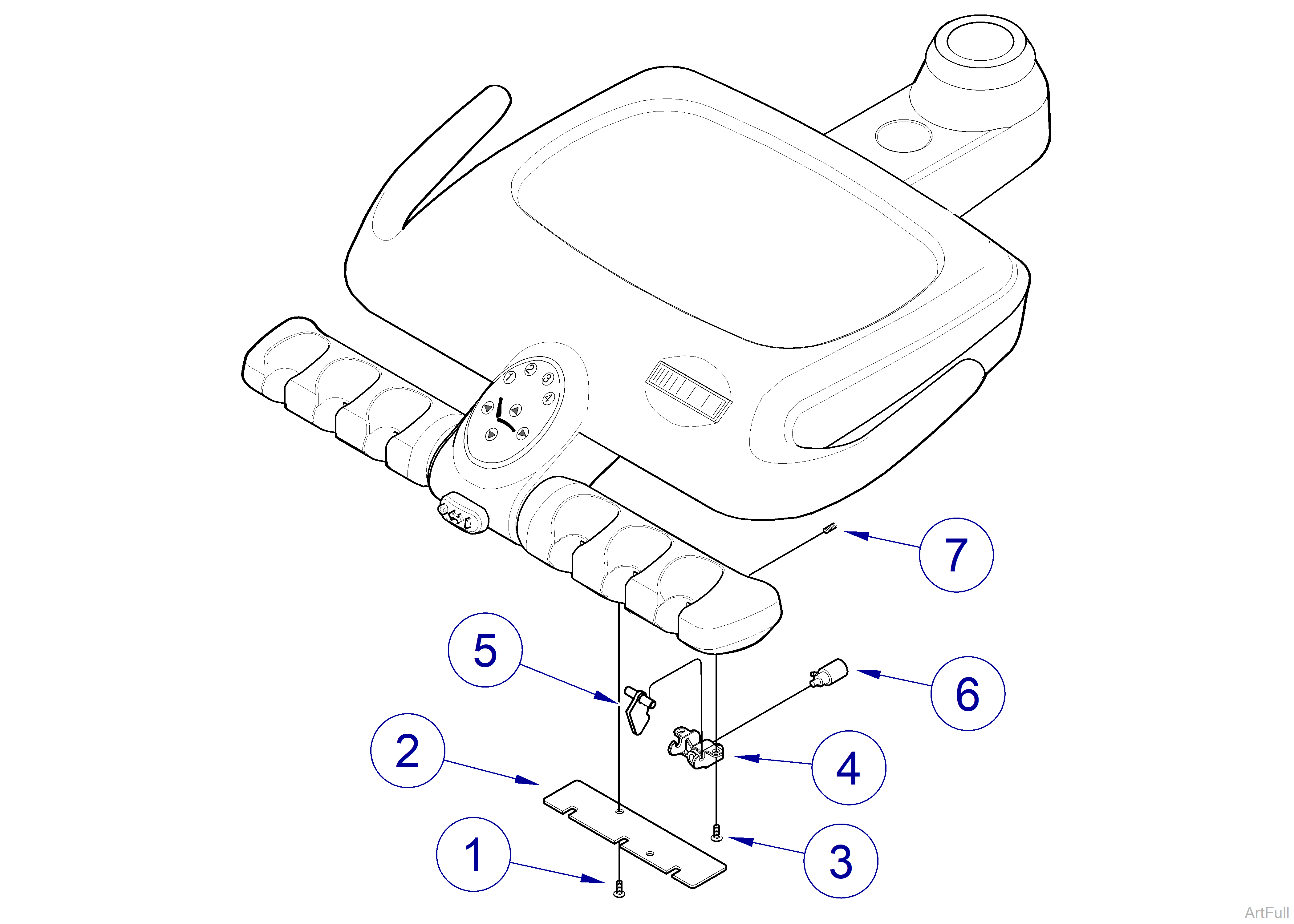 Procenter Systems Delivery Unit Handpiece Holder Valve
