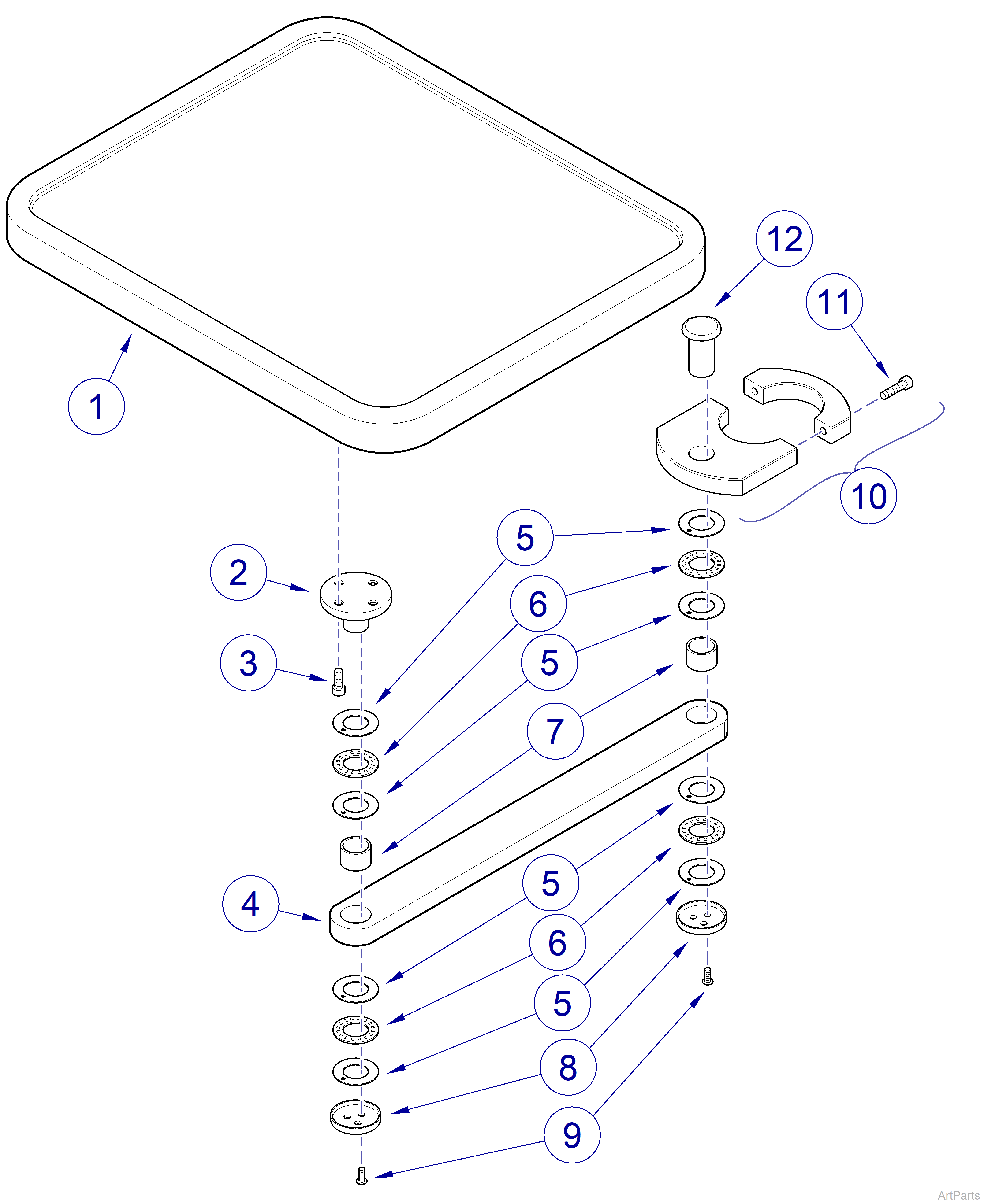 153657 Assistant’s Tray